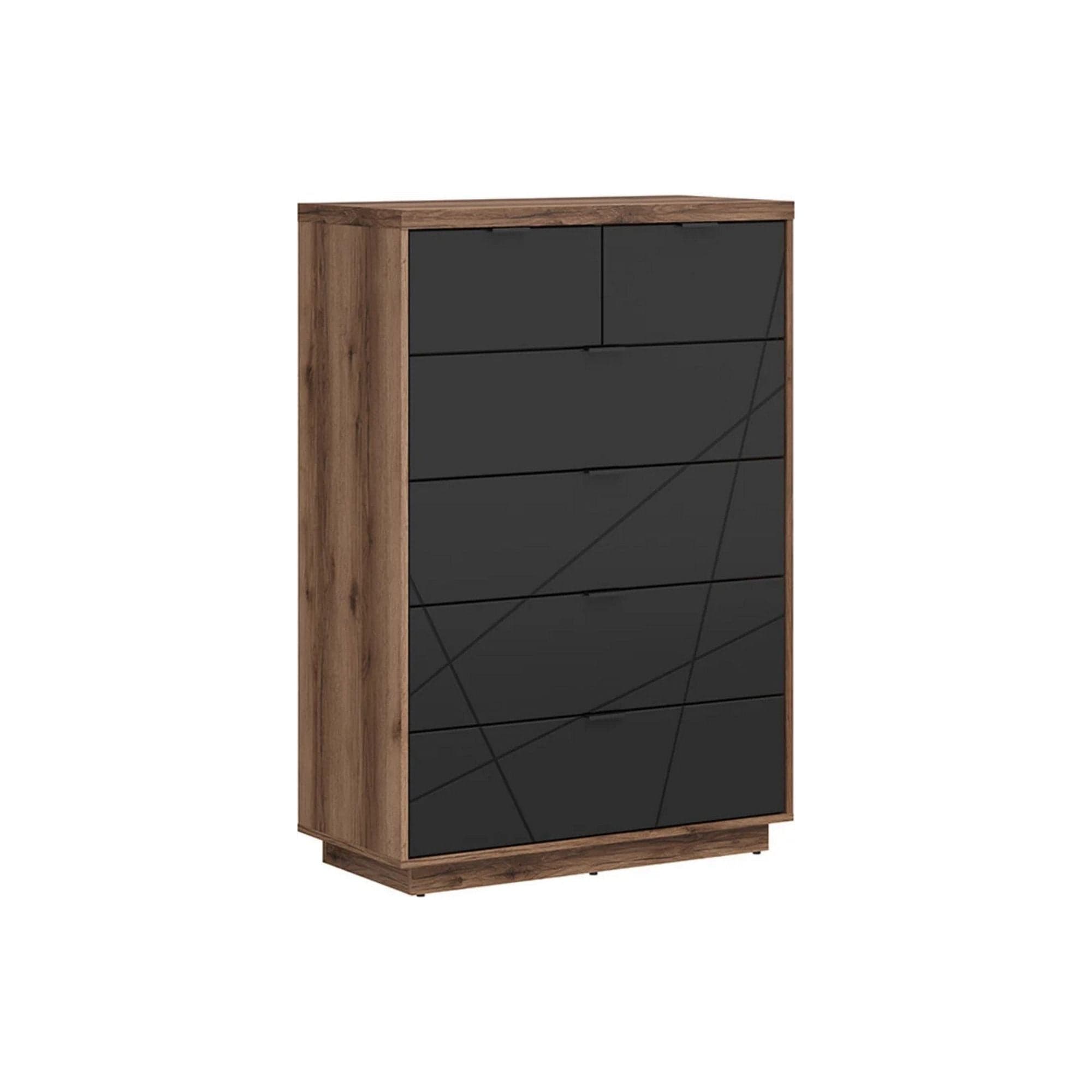 Comoda BERGEN OCN-29727, nuc/negru mat