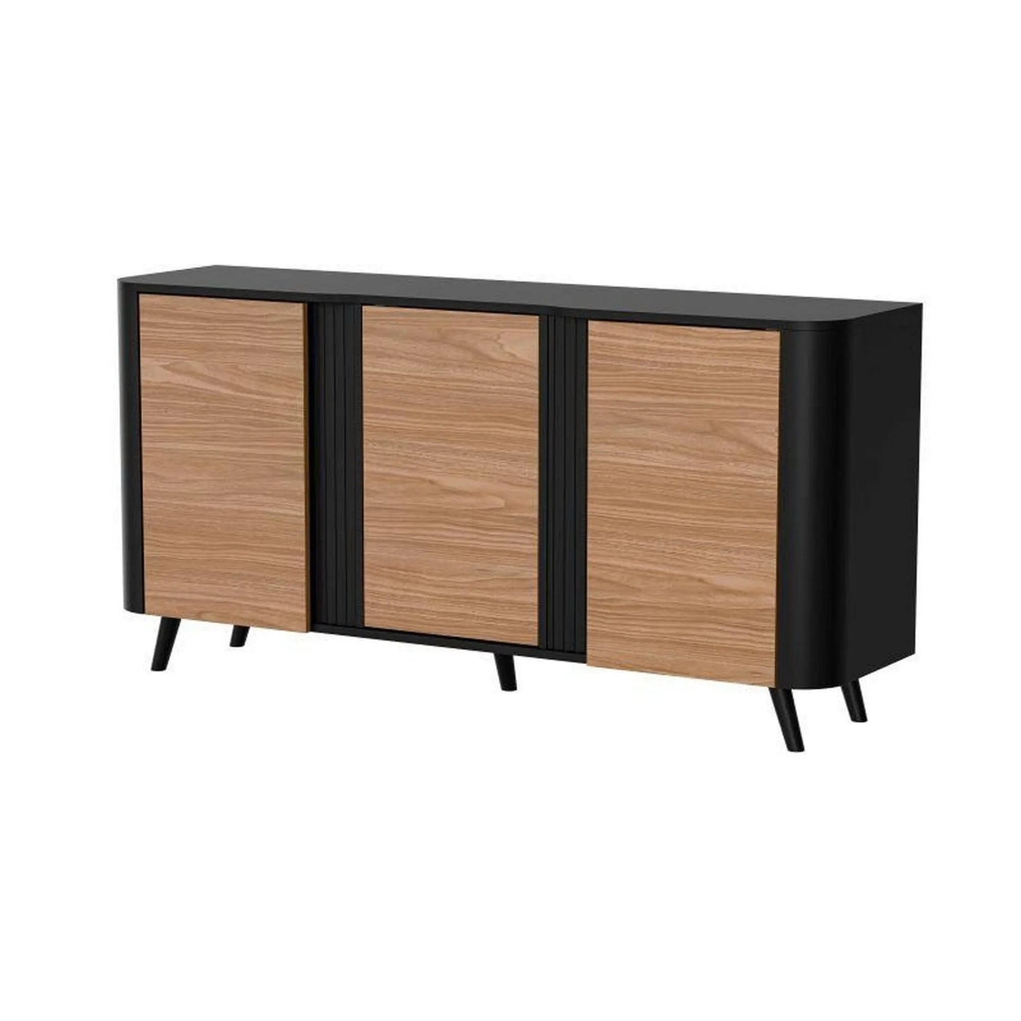 Comoda HOUSTON OCN-38116, negru/nuc