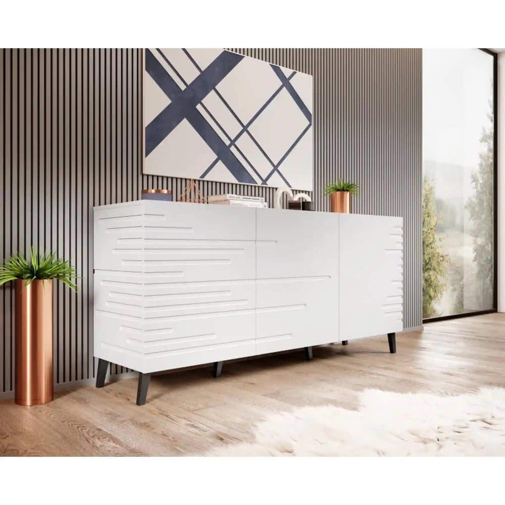 Comoda HOUSTON OCN-38123, alb