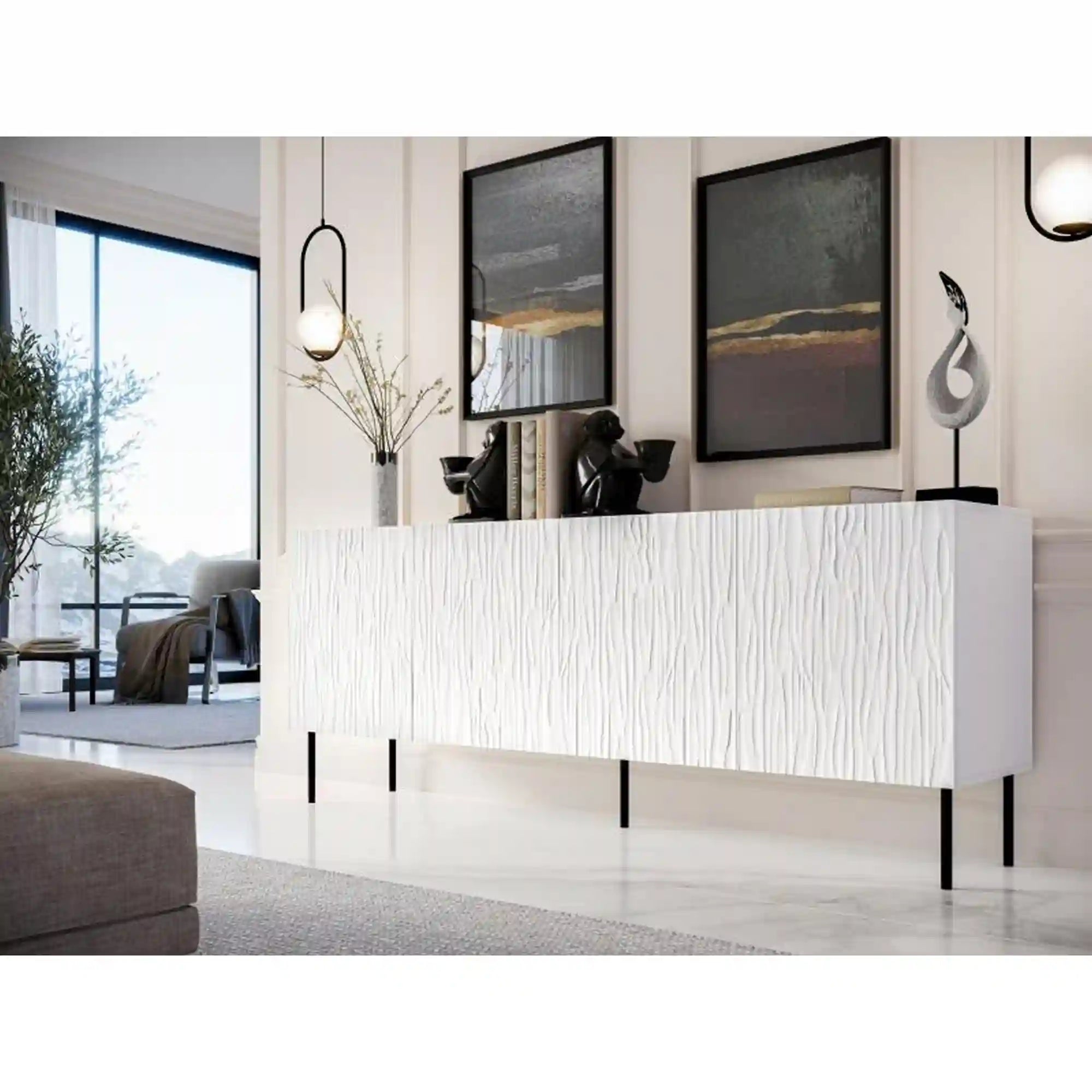 Comoda HOUSTON OCN-38129, alb