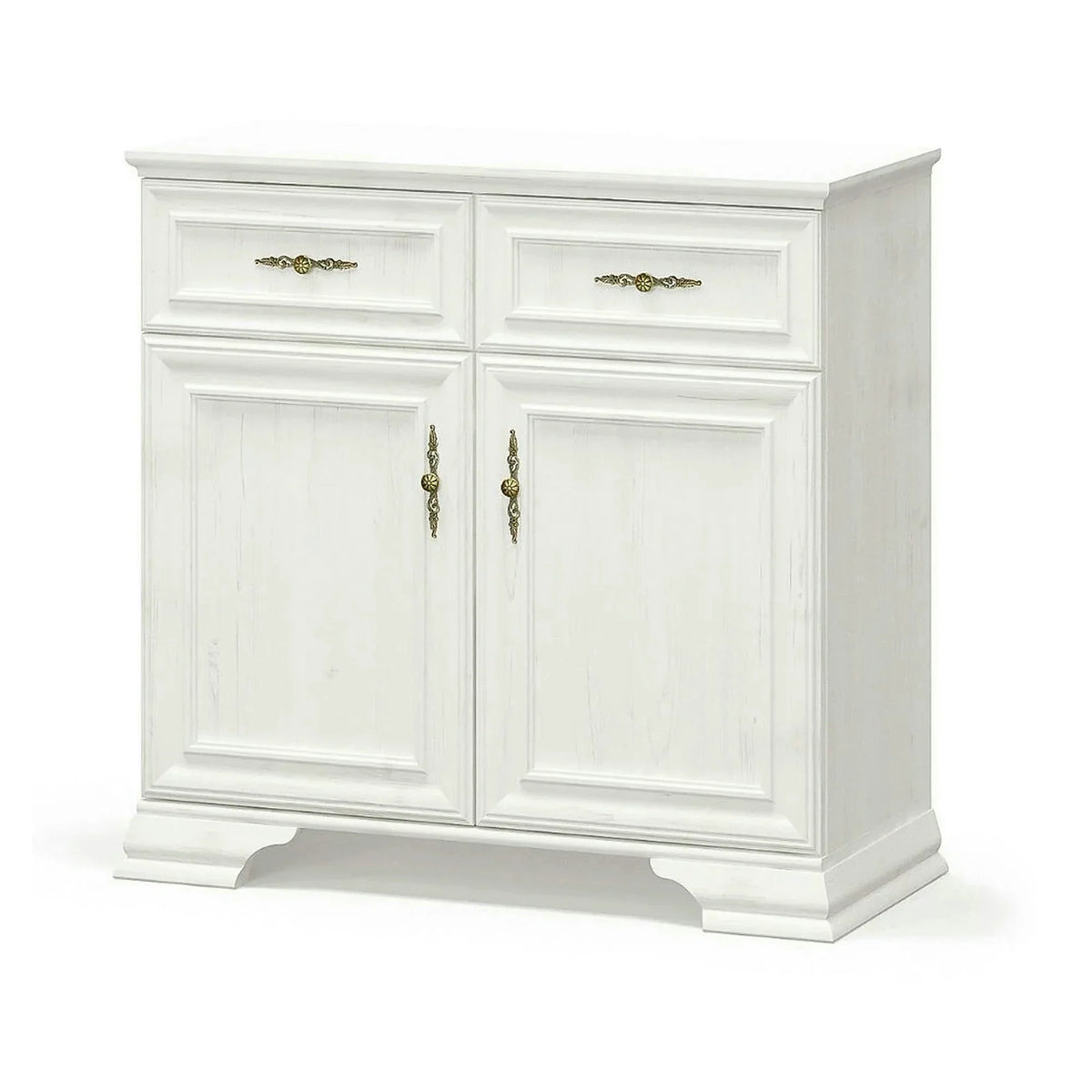 Comoda pin alb anderson IRYS, PAL laminat, 93x39x89 cm