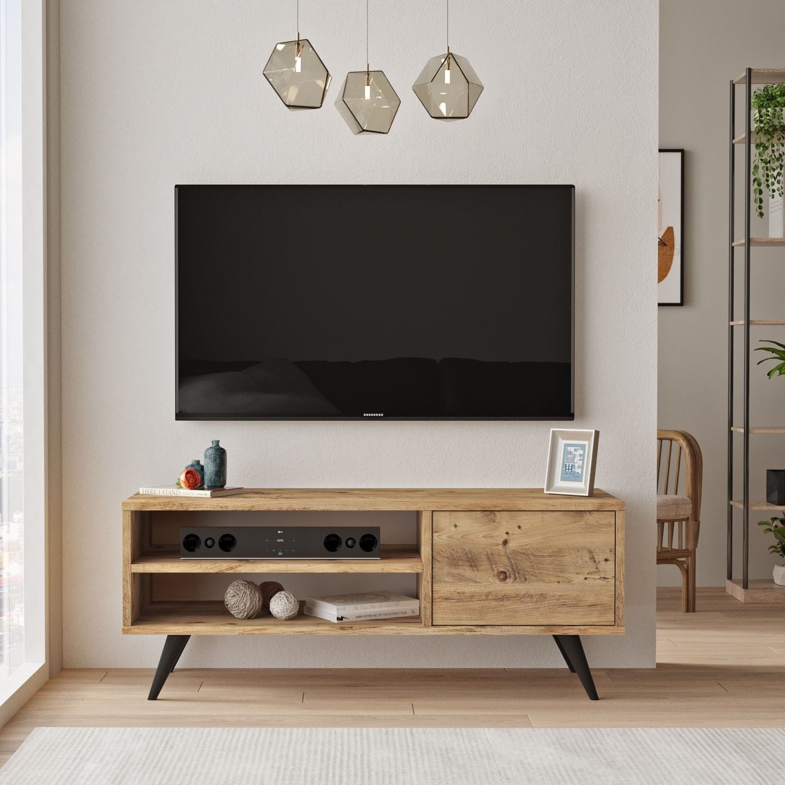 Comoda TV AMSTERDAM OCN-34086, stejar