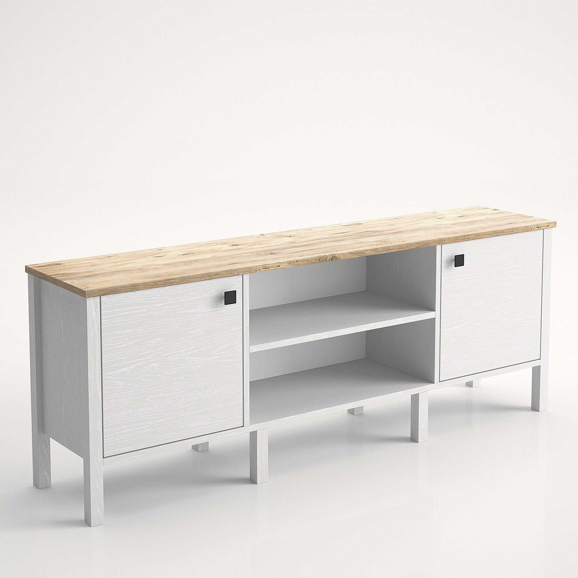 Comoda TV AMSTERDAM OCN-34183, stejar/alb