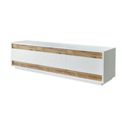 Comoda TV AMSTERDAM OCN-34269, alb/stejar