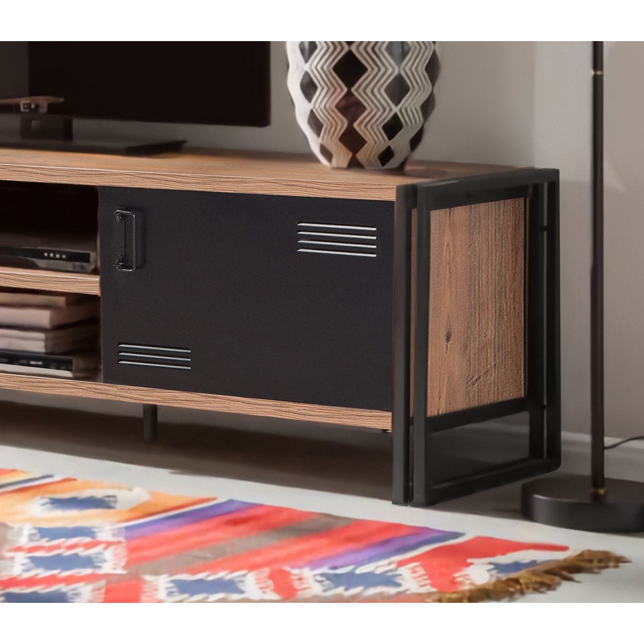 Comoda TV AMSTERDAM OCN-34270, stejar/negru