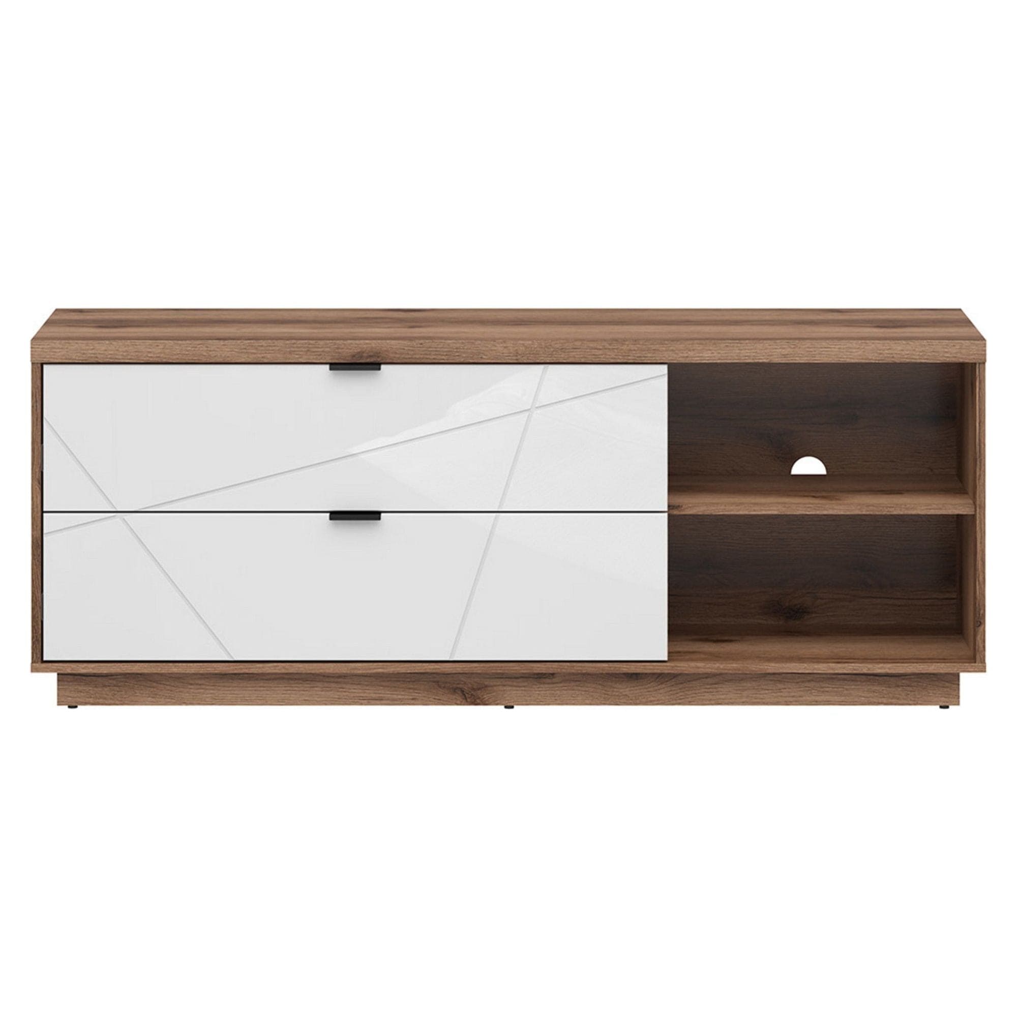 Comoda TV BERGEN OCN-29504, nuc/alb lucios