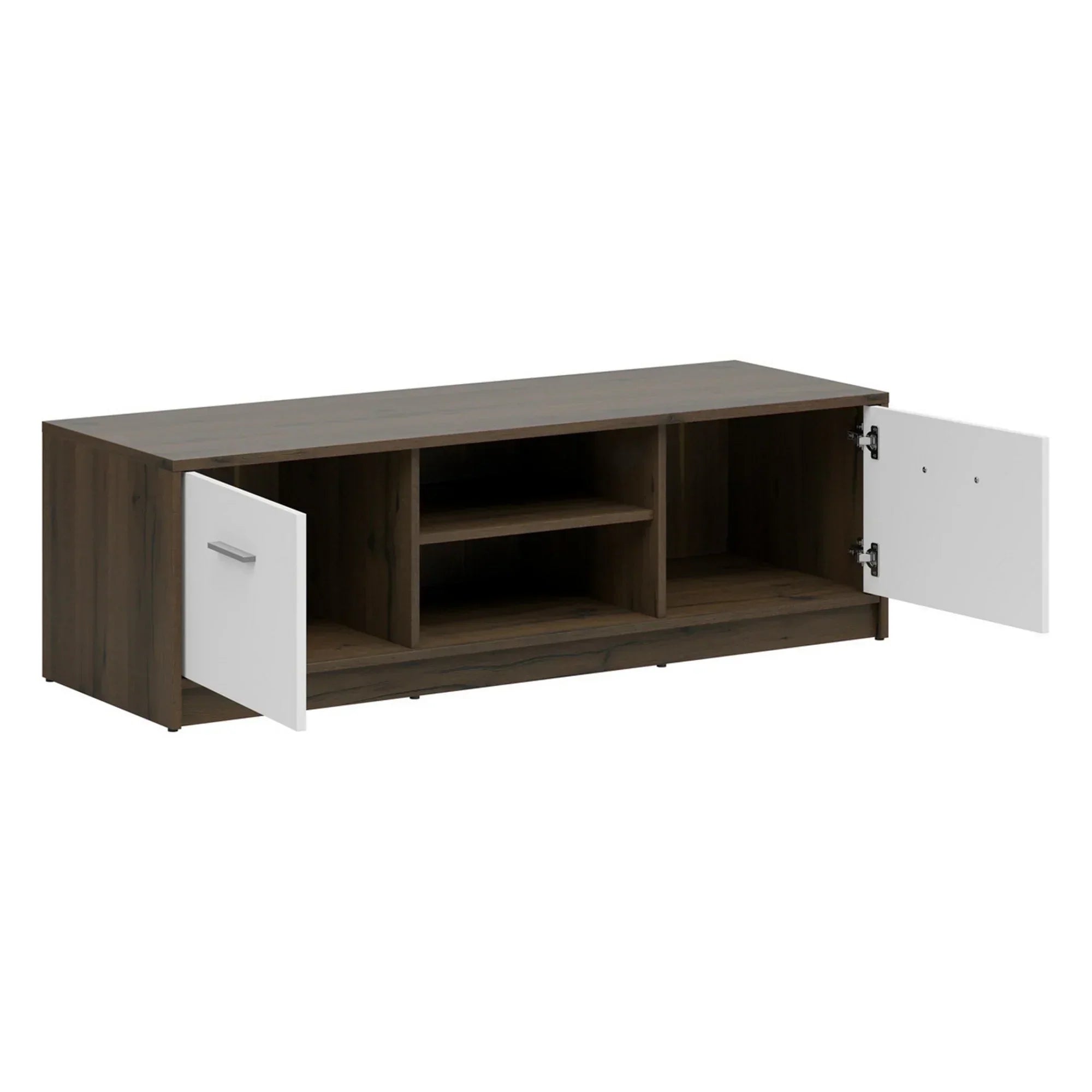 Comoda TV BERGEN OCN-29556, stejar/alb