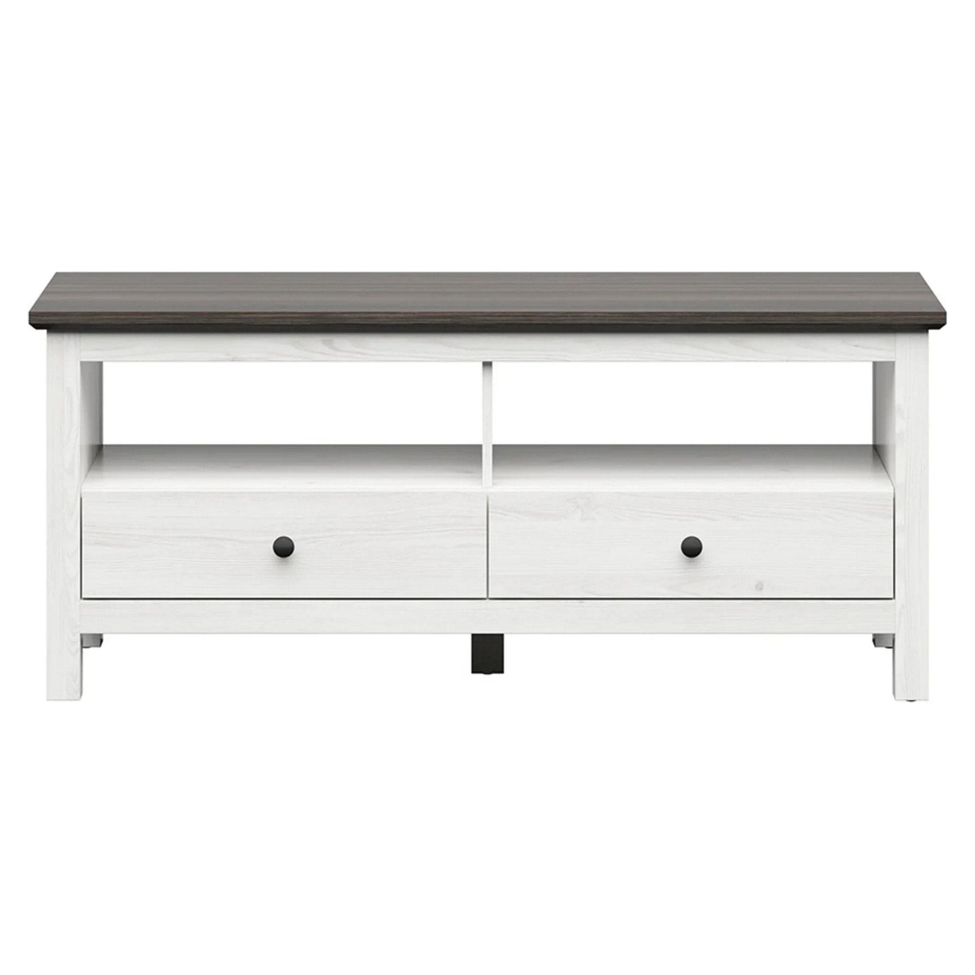 Comoda TV BERGEN OCN-29660, alb/pin larico