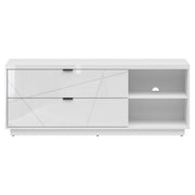 Comoda TV BERGEN OCN-29662, alb lucios