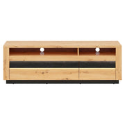 Comoda TV BERGEN OCN-29698, stejar artisan/negru