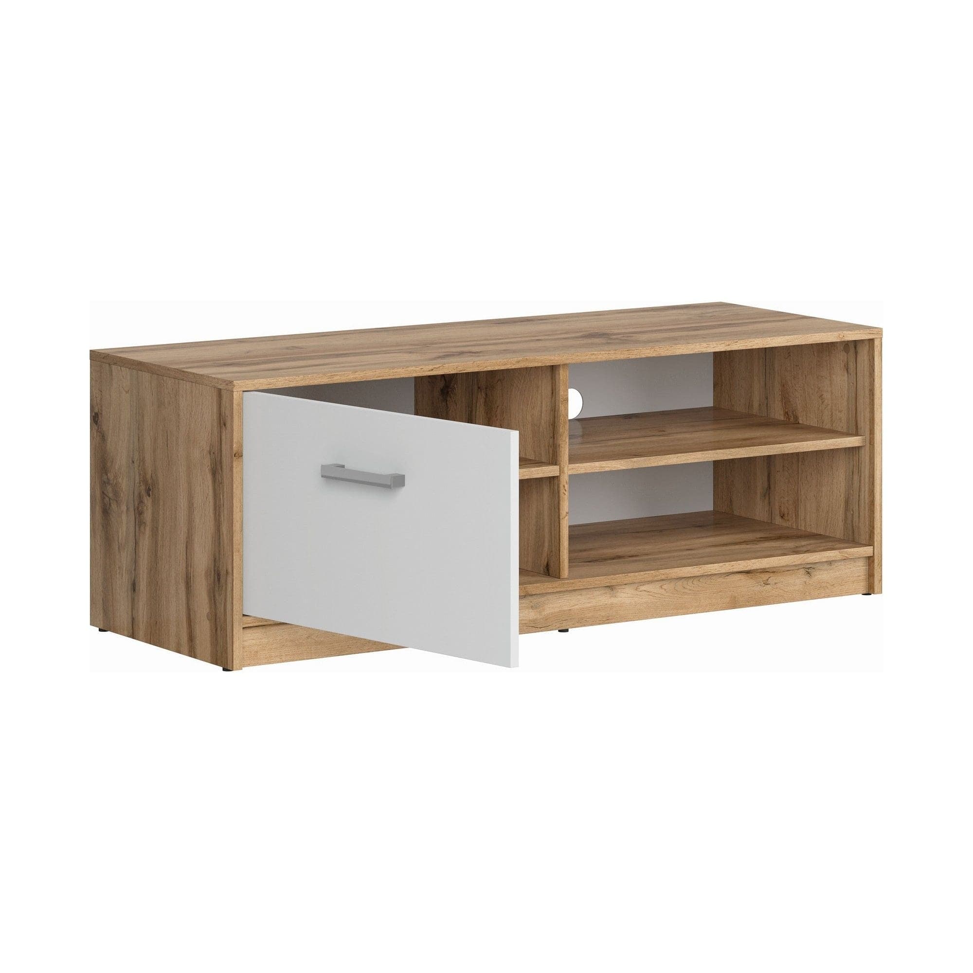 Comoda BERGEN OCN-29537, alb/stejar wotan