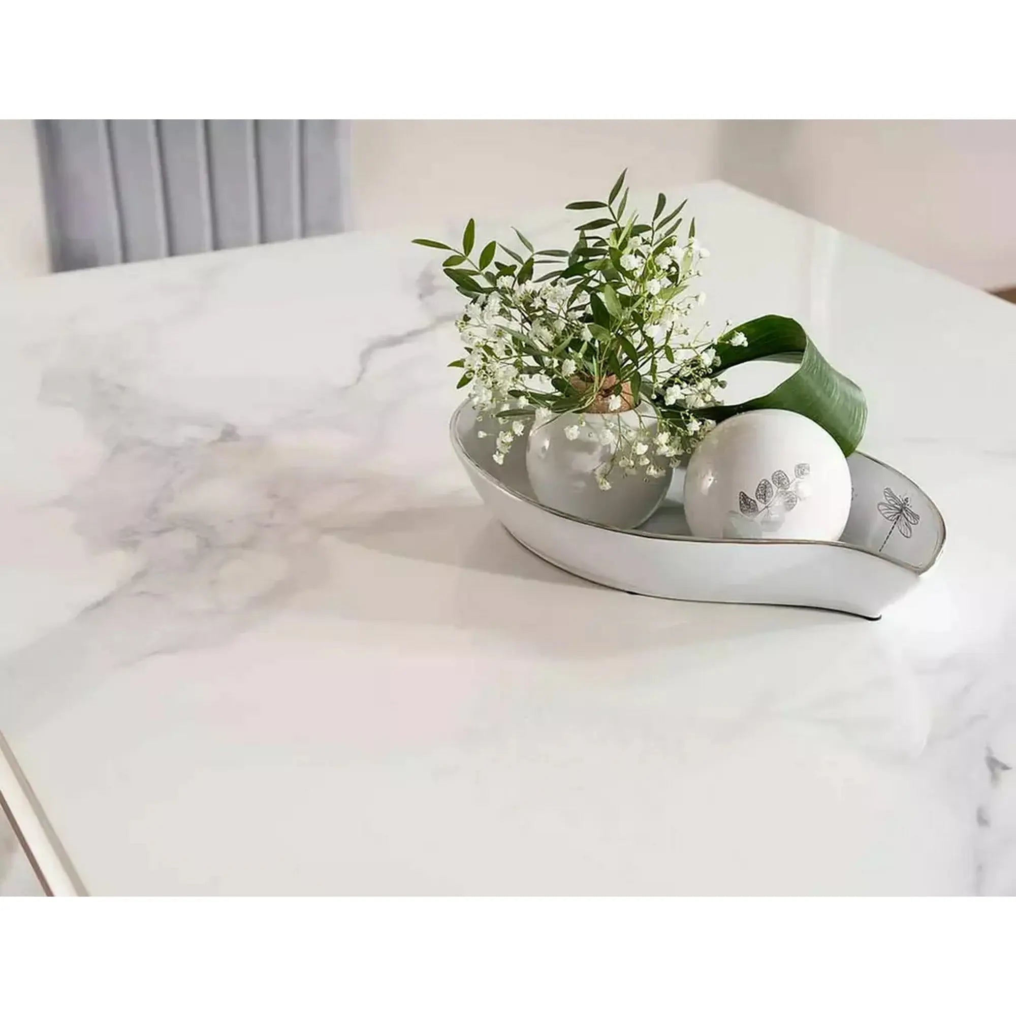 Consola DETROIT OCN-39955, alb/crom