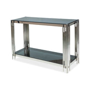 Consola DETROIT OCN-39965, negru fumuriu/crom