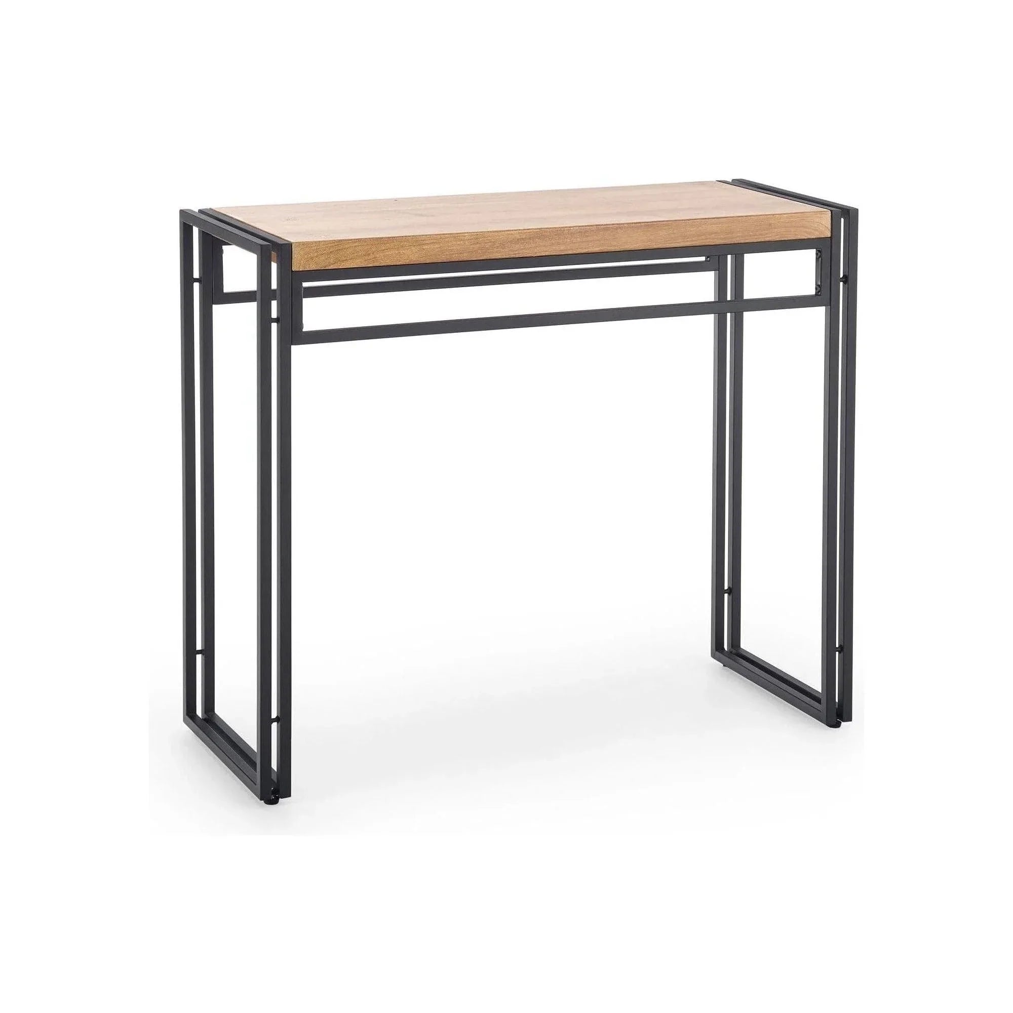 Consola HOUSTON OCN-37943, stejar auriu/negru