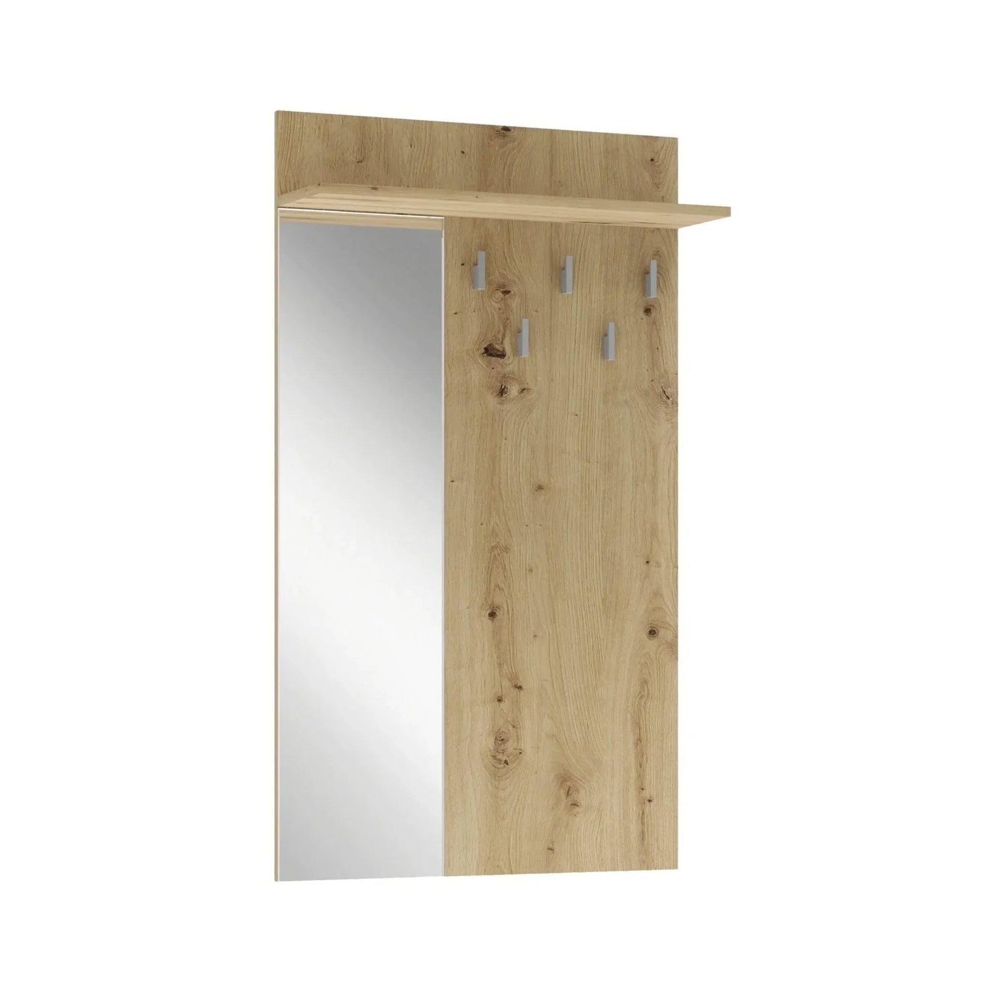 Cuier cu oglinda HOUSTON OCN-37936, stejar artisan