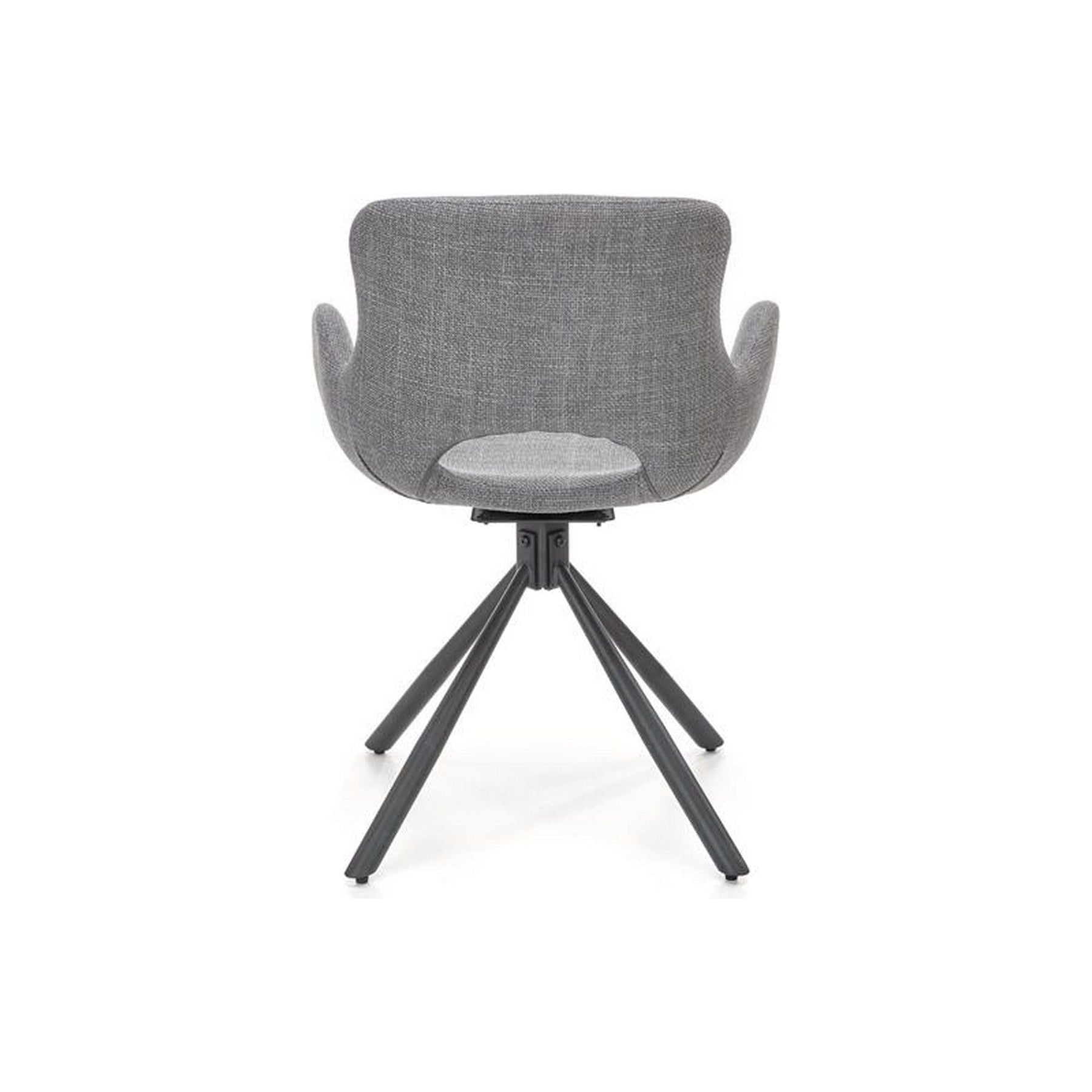 Scaun K475, gri/negru, stofa clasica/metal, 59x58x81 cm