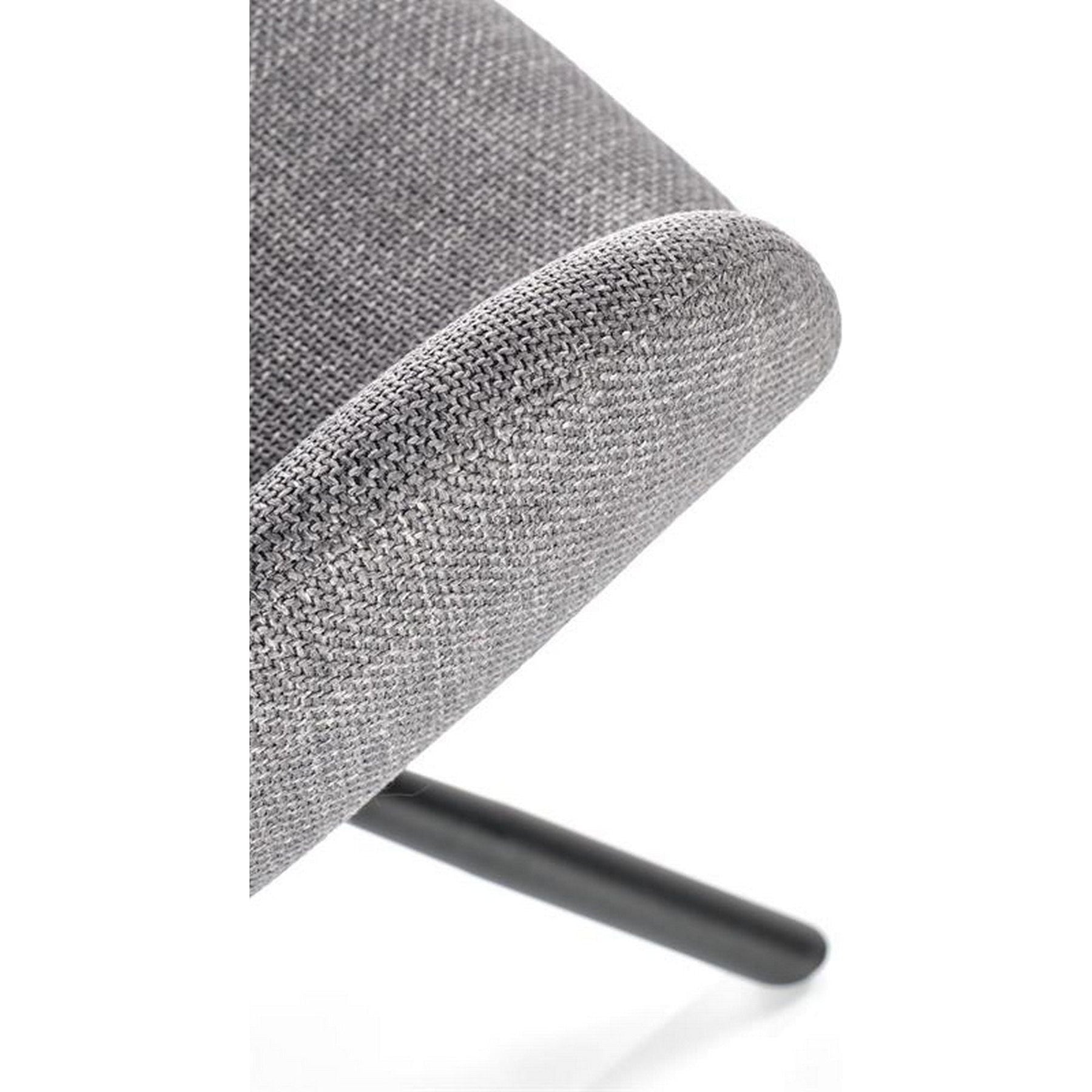 Scaun K475, gri/negru, stofa clasica/metal, 59x58x81 cm