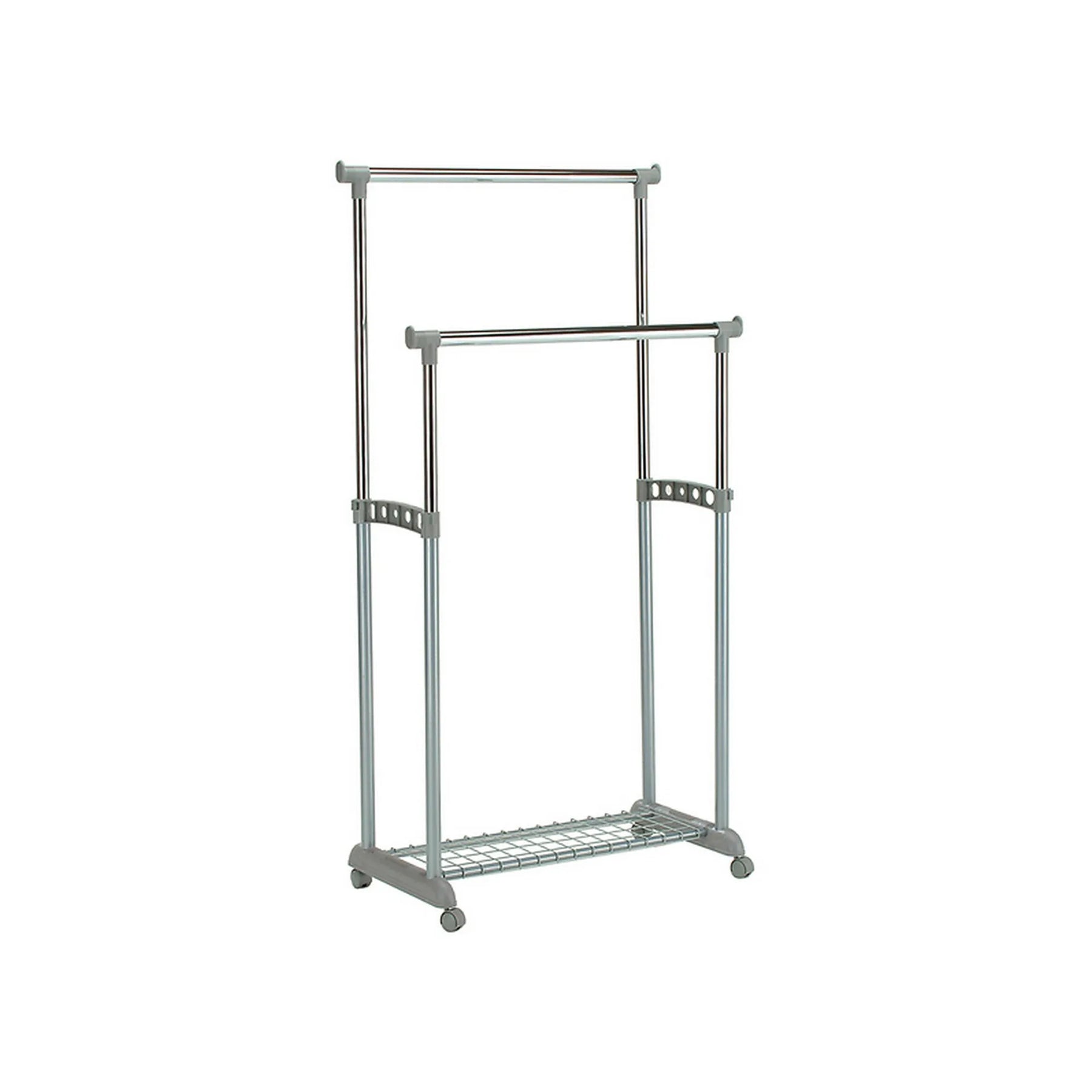 Stander haine ELISA, gri/crom, plastic, 85x43x178 cm