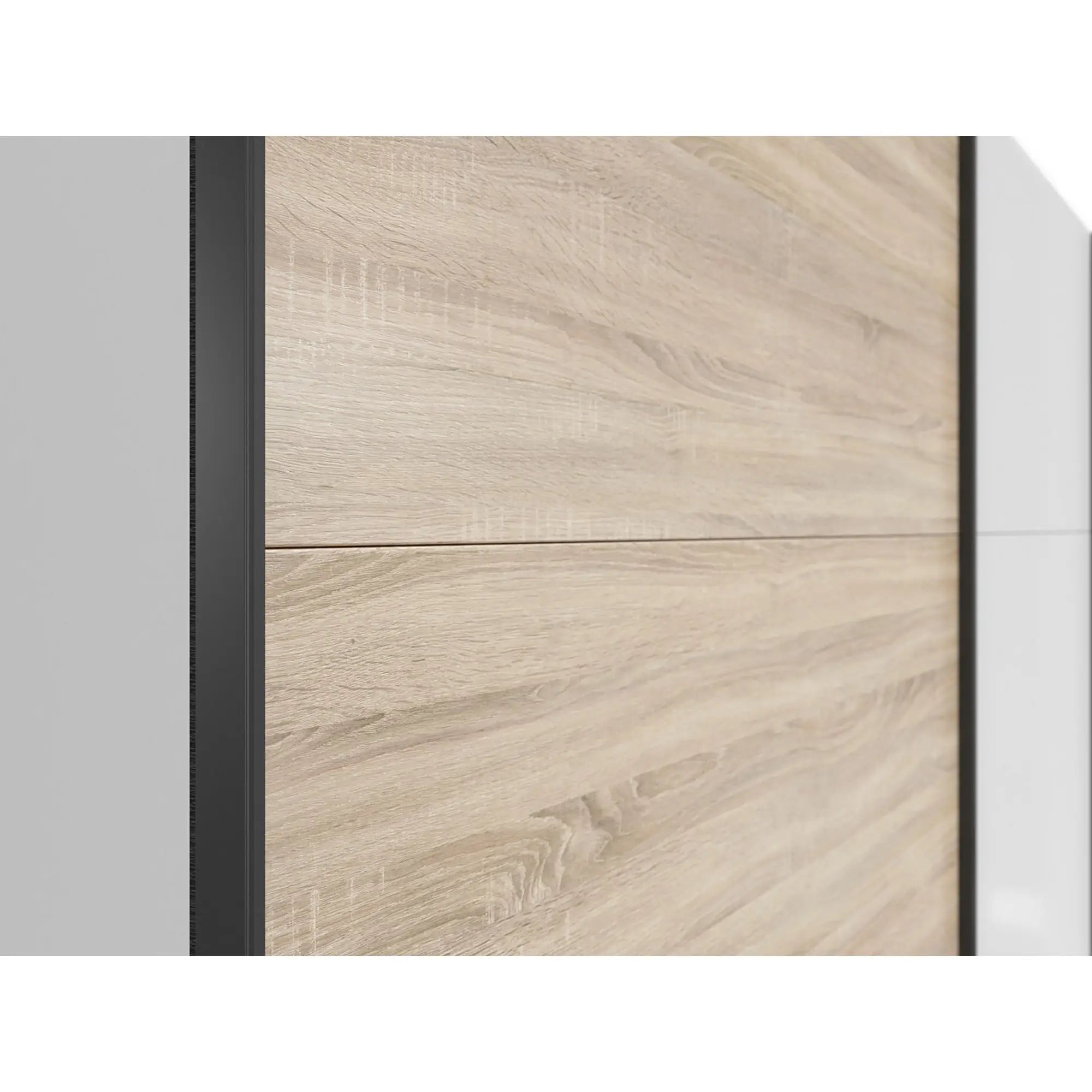 Dressing BERGEN OCN-29415, alb lucios/stejar sonoma