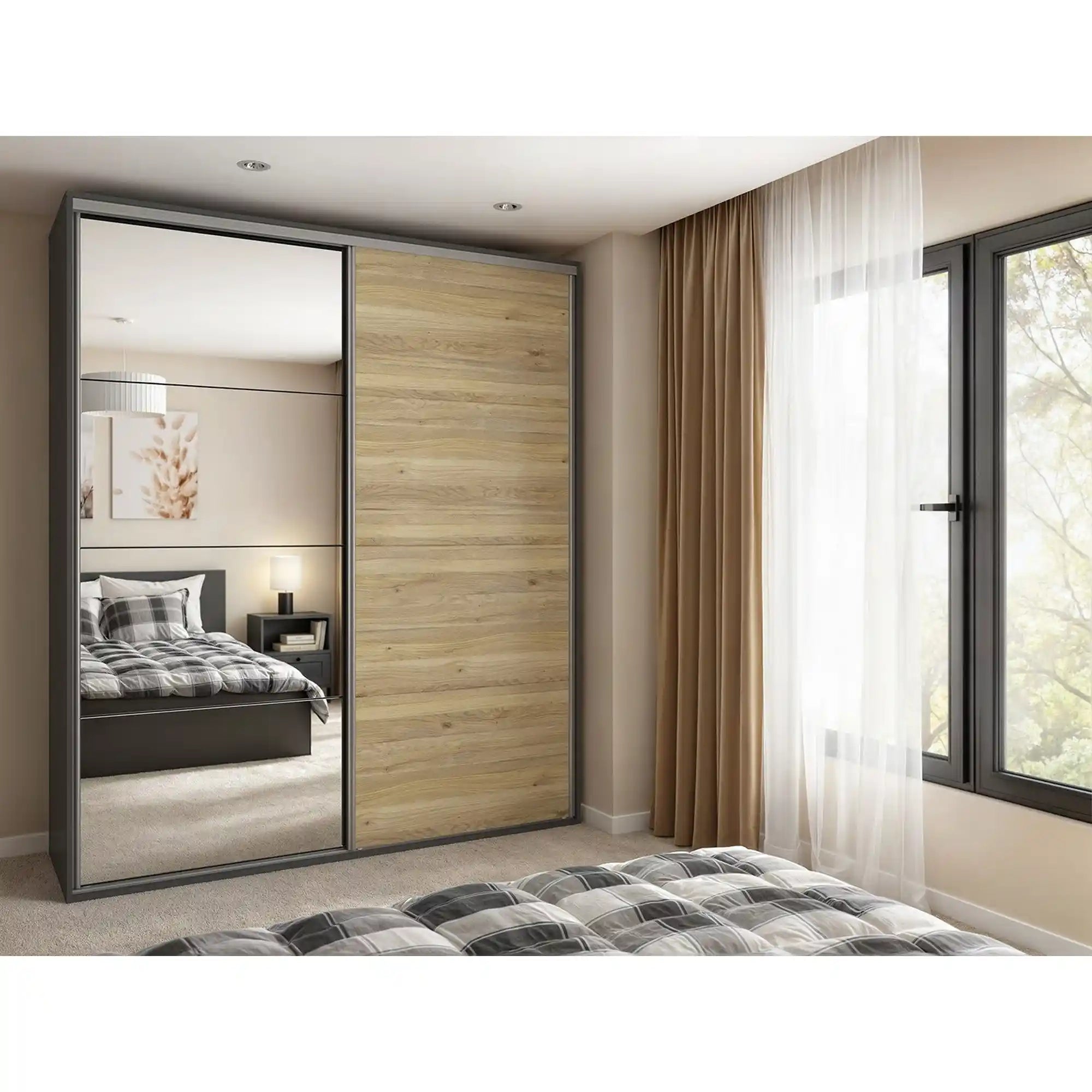 Dressing BERGEN OCN-29449, gri grafit/stejar