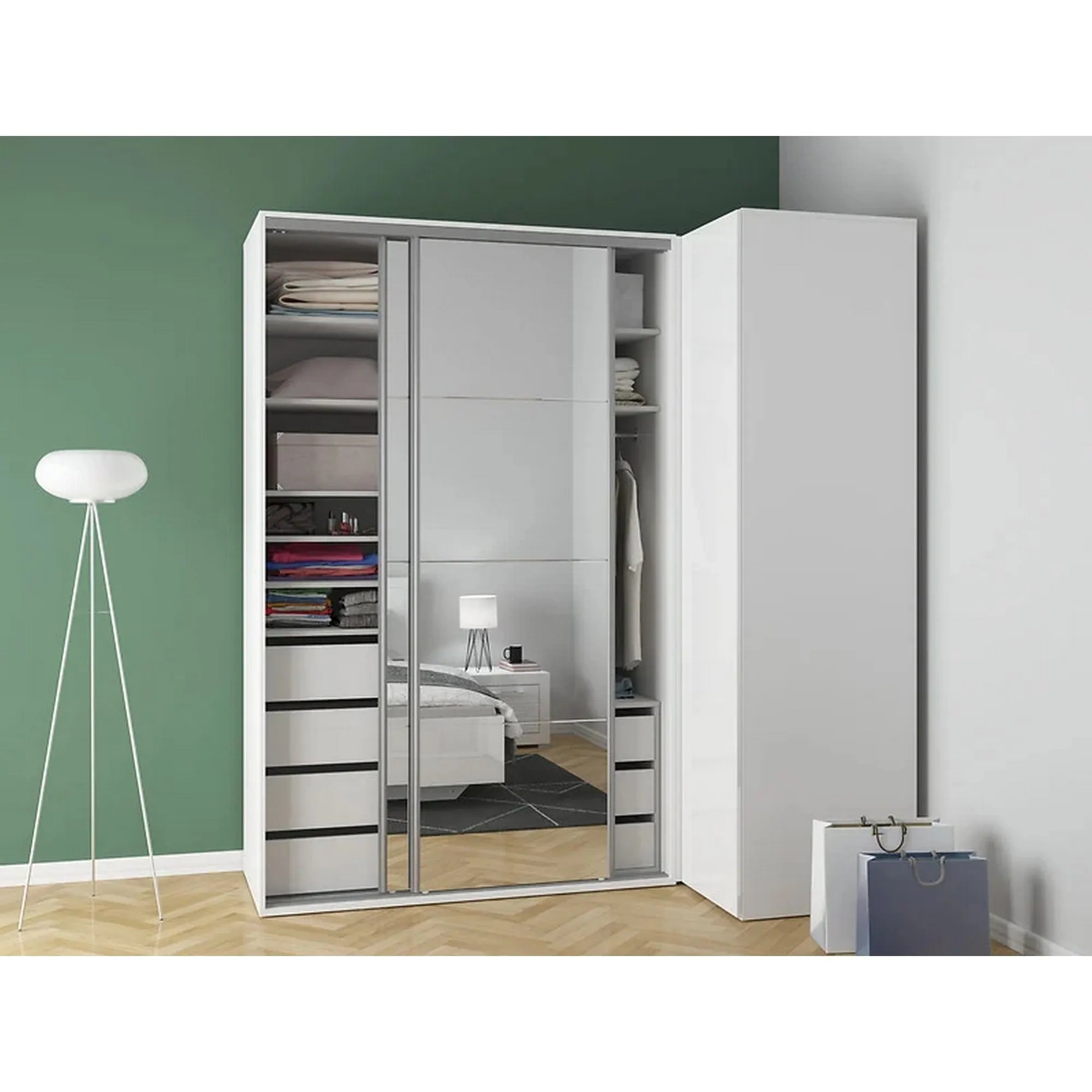 Dressing BERGEN OCN-29462, alb lucios