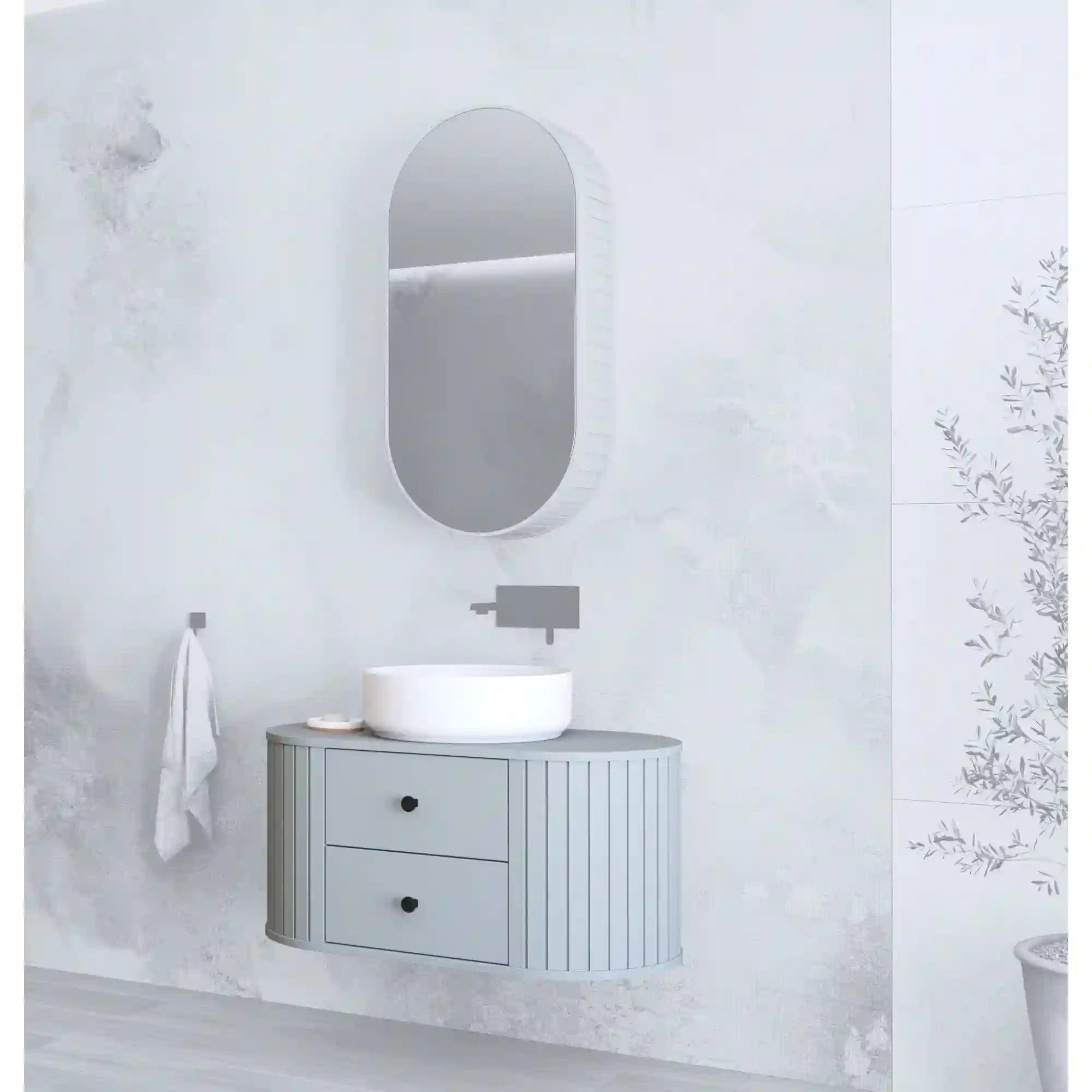 Dulap baie HOUSTON OCN-37823, gri