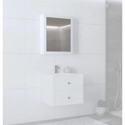 Dulap baie HOUSTON OCN-37836, alb mat/alb