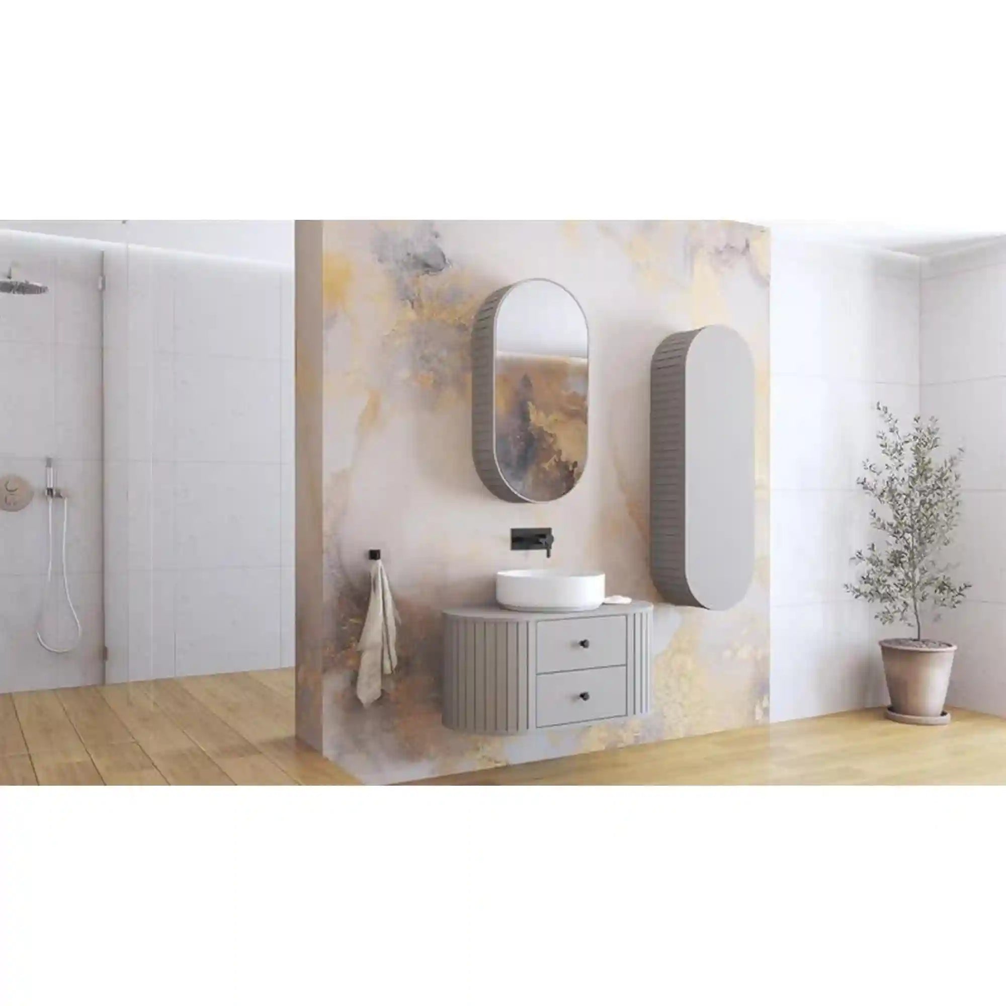 Dulap baie HOUSTON OCN-37844, casmir mat