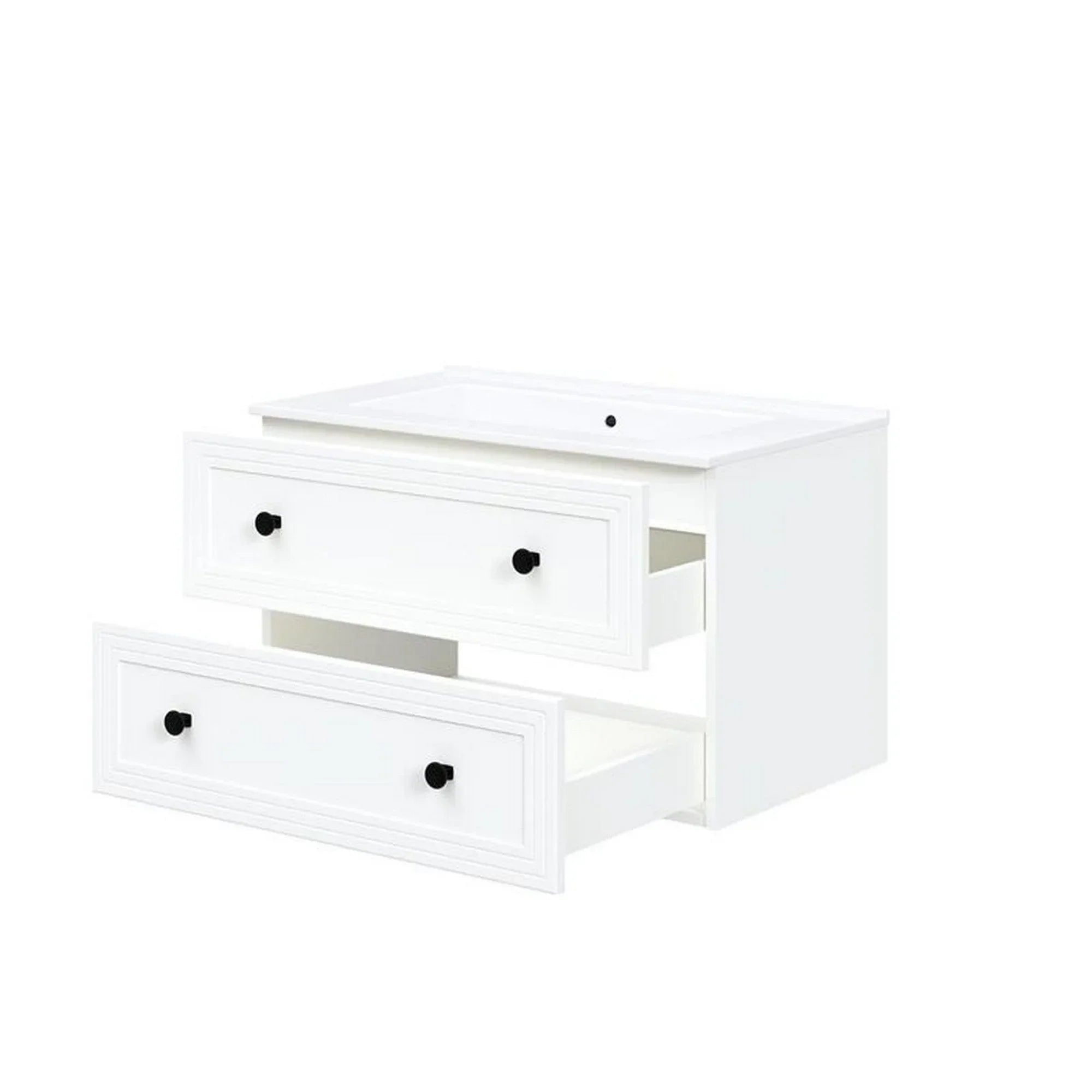 Dulap baie suspendat HOUSTON OCN-37821, alb mat/alb