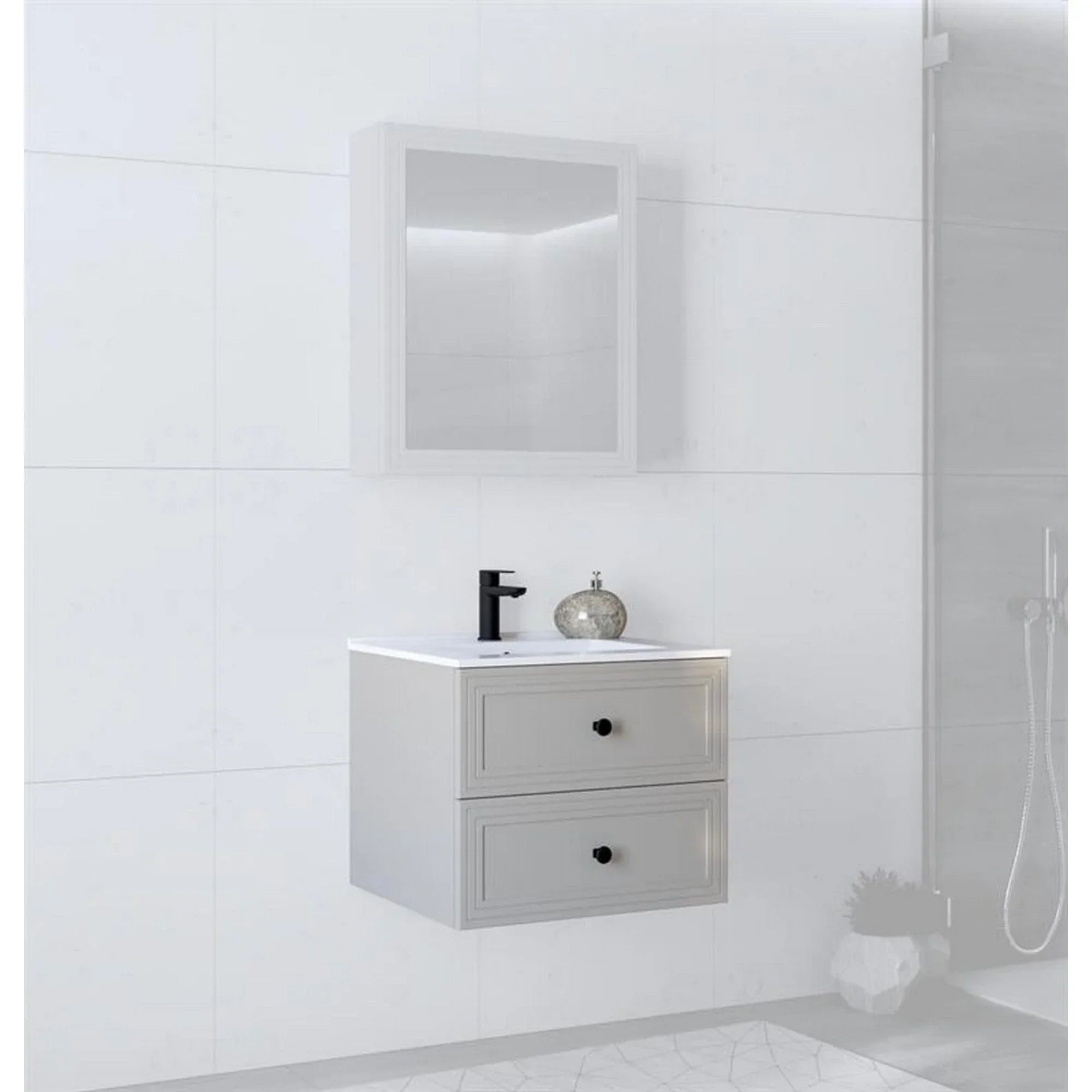 Dulap baie suspendat HOUSTON OCN-37837, casmir mat