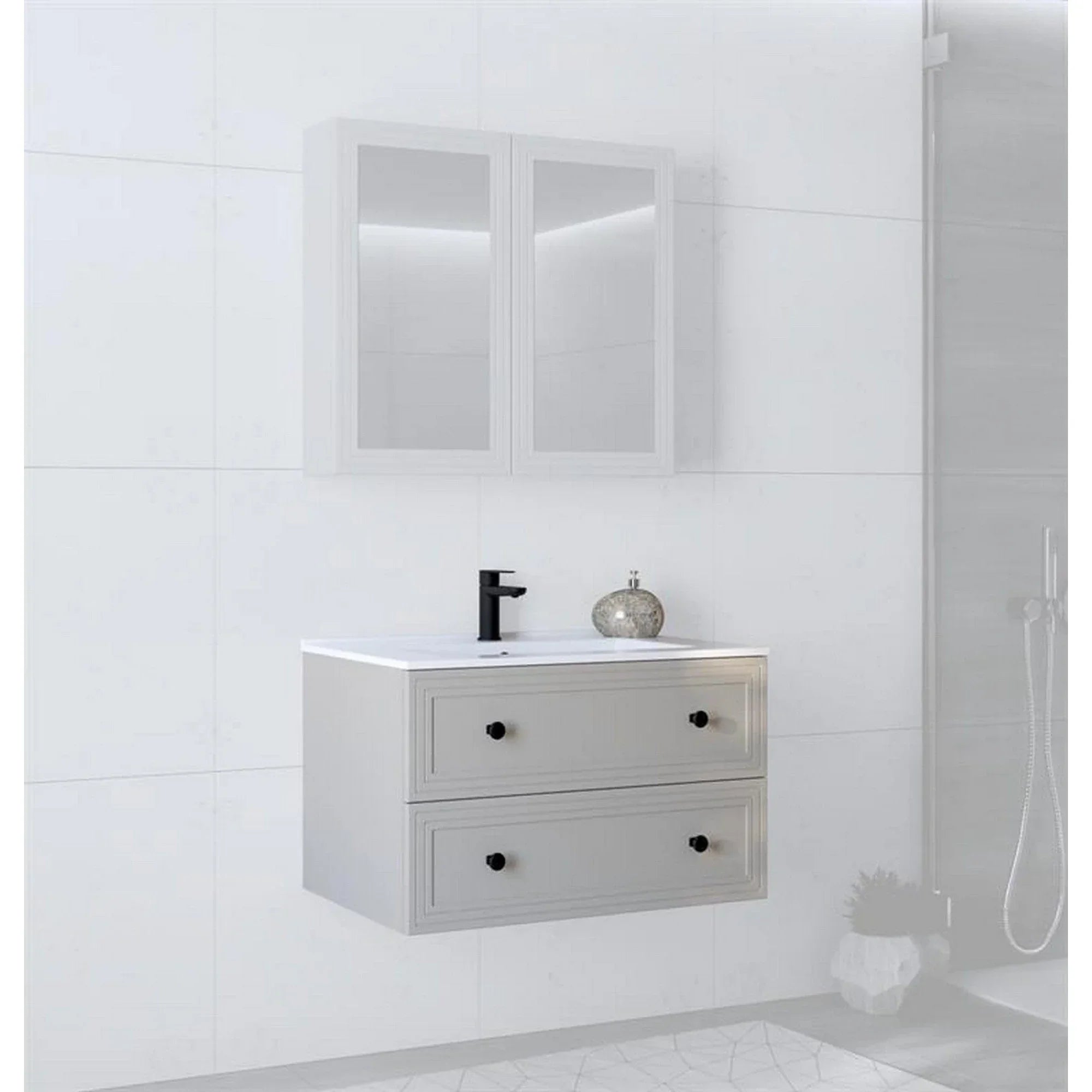 Dulap baie suspendat HOUSTON OCN-37840, casmir mat