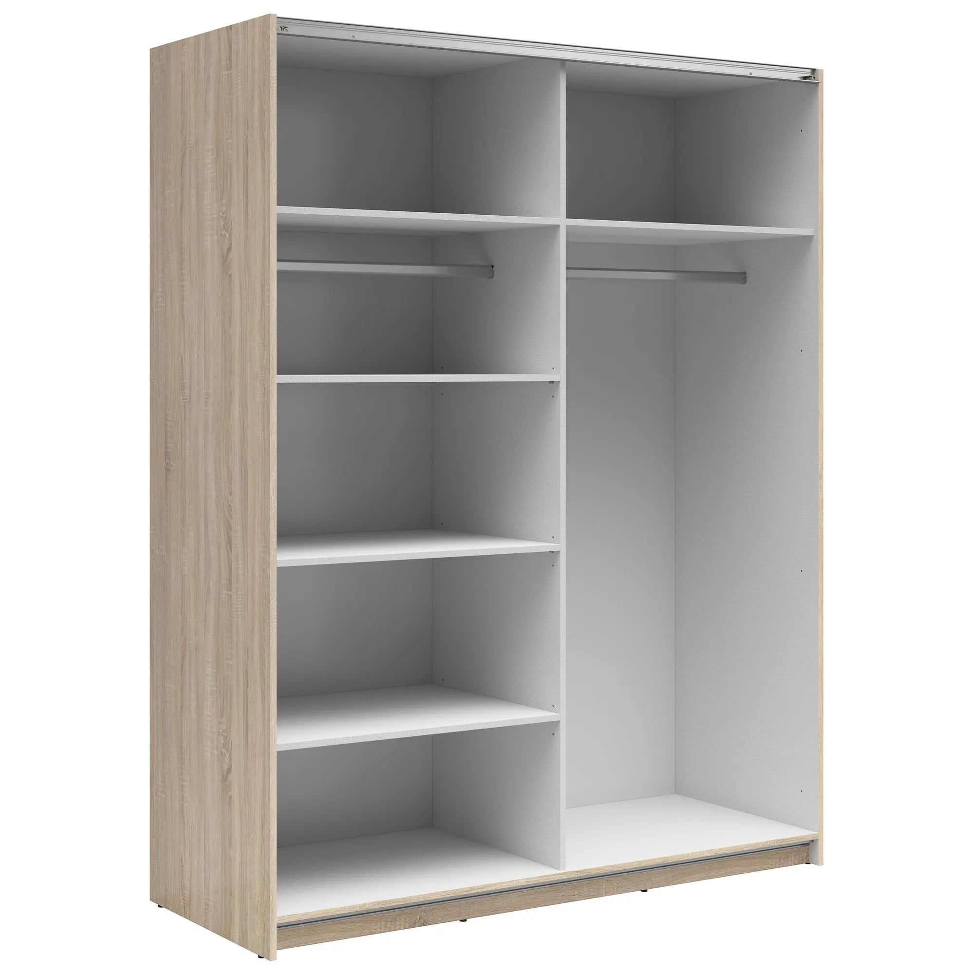 Dulap BERGEN OCN-29188, stejar sonoma/alb lucios