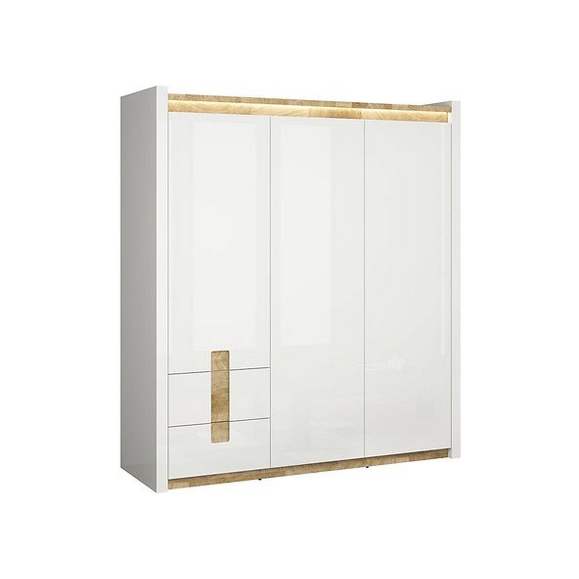 Dulap BERGEN OCN-29194, alb/stejar