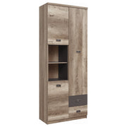 Dulap BERGEN OCN-29209, stejar/gri