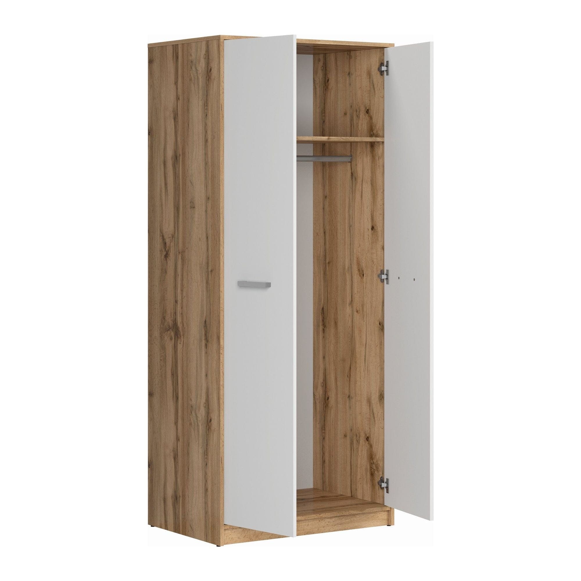 Dulap BERGEN OCN-29229, alb/stejar