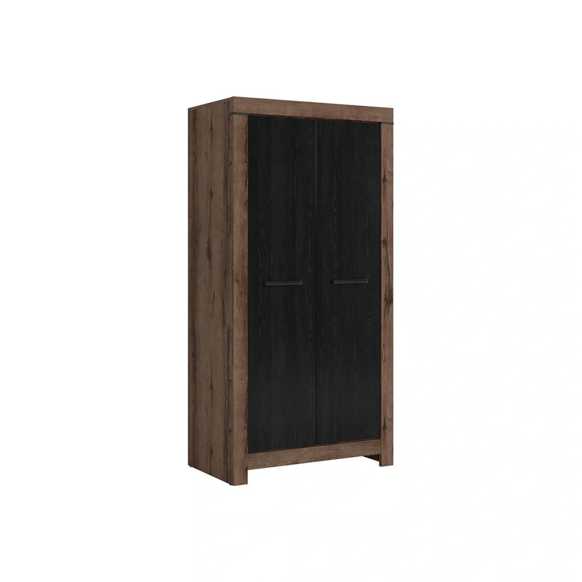 Dulap BERGEN OCN-29247, negru/stejar