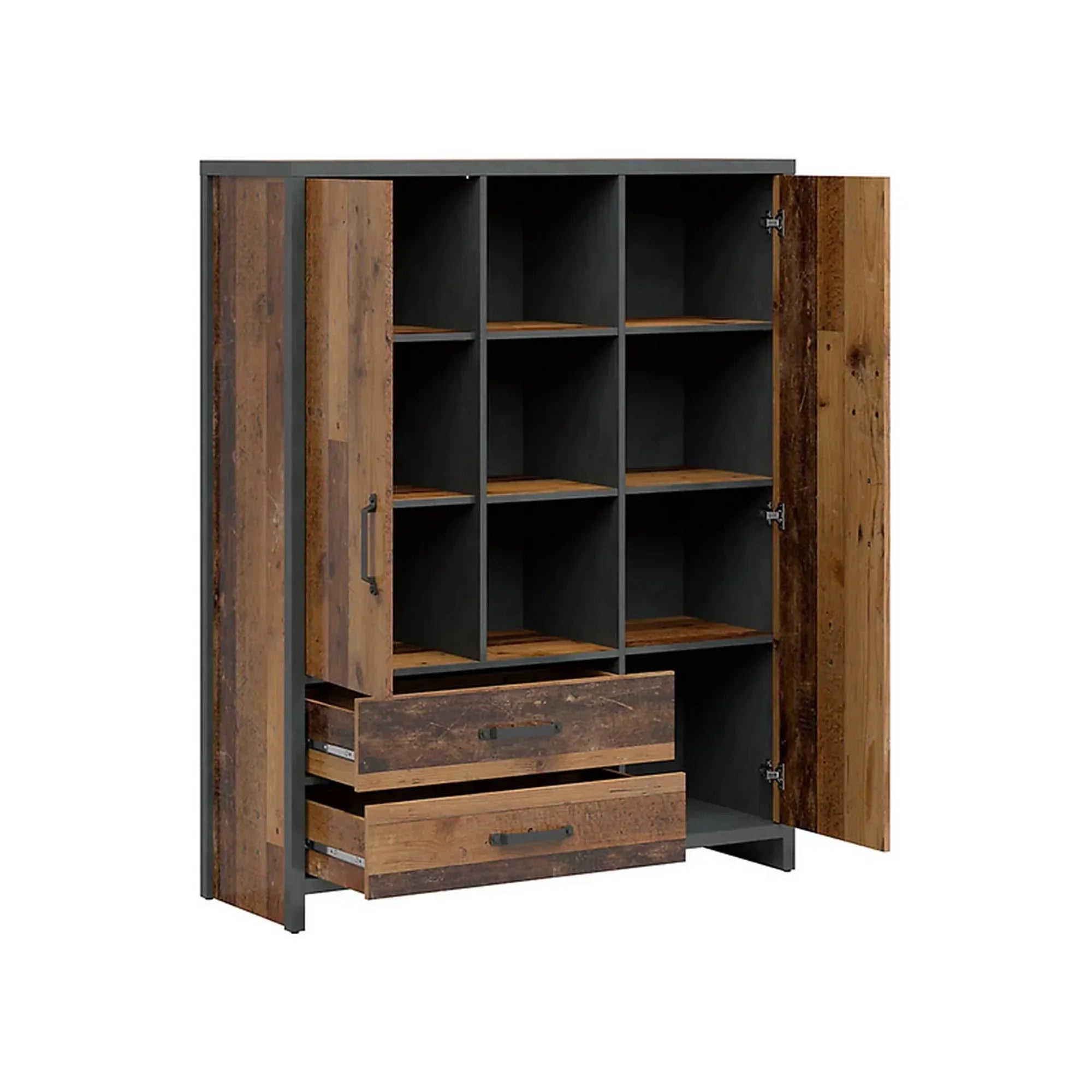 Dulap BERGEN OCN-29271, maro/gri grafit