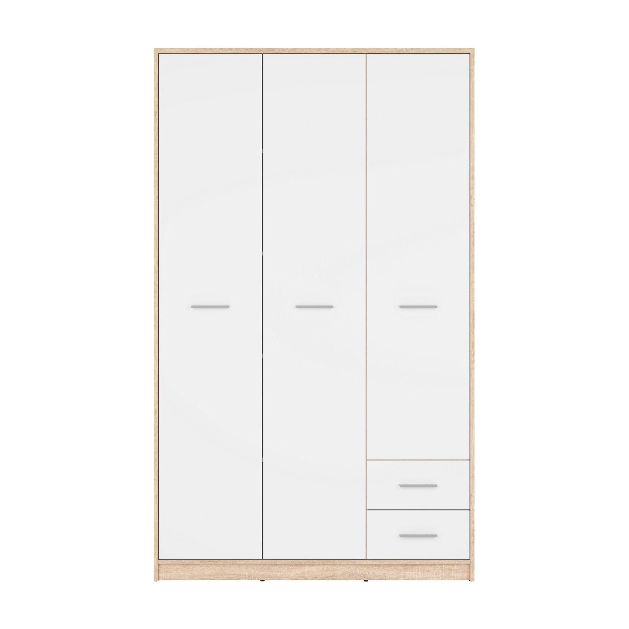 Dulap BERGEN OCN-29280, alb/stejar sonoma