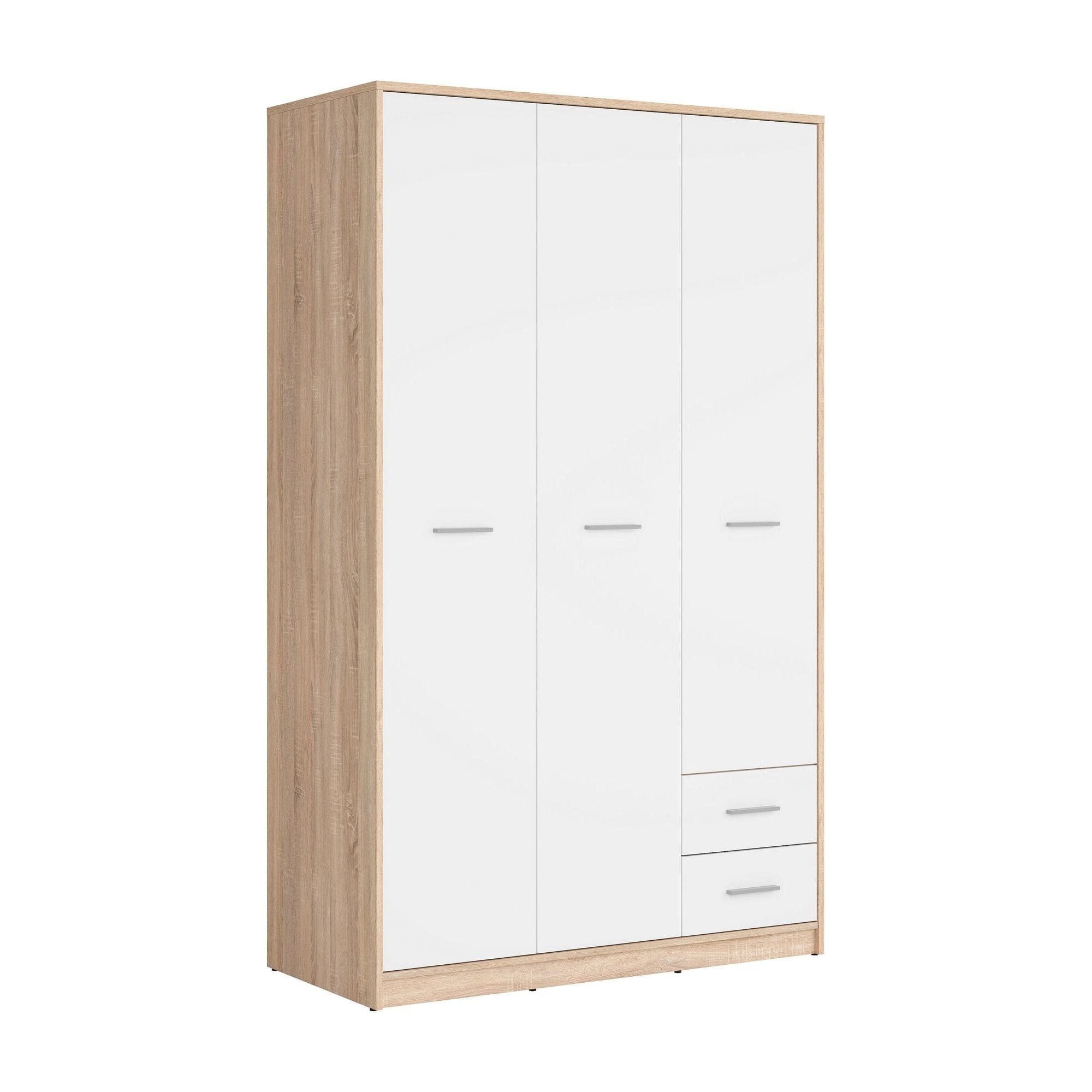 Dulap BERGEN OCN-29280, alb/stejar sonoma