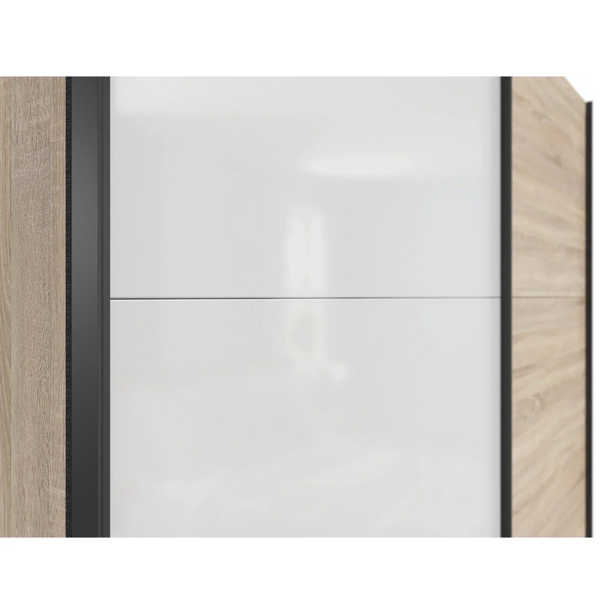 Dulap BERGEN OCN-29304, stejar sonoma/alb lucios