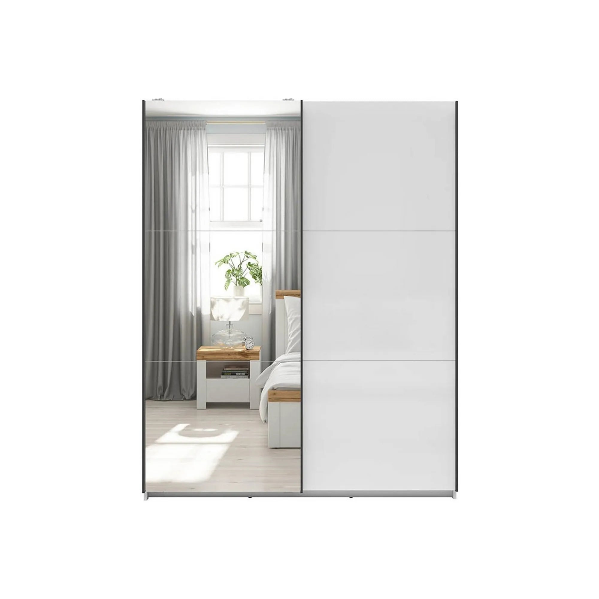 Dulap BERGEN OCN-29311, alb lucios