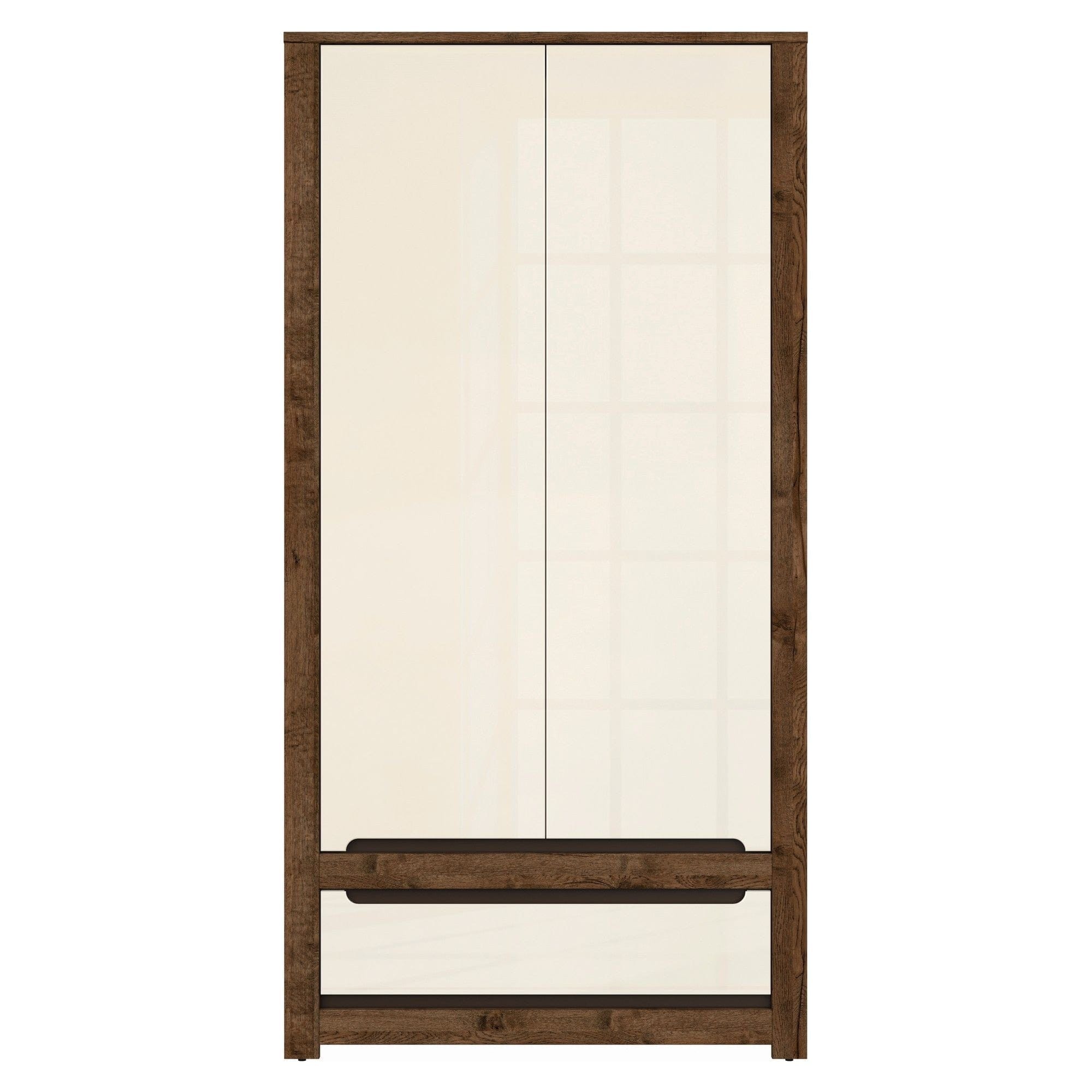 Dulap BERGEN OCN-29323, stejar april/alb perla