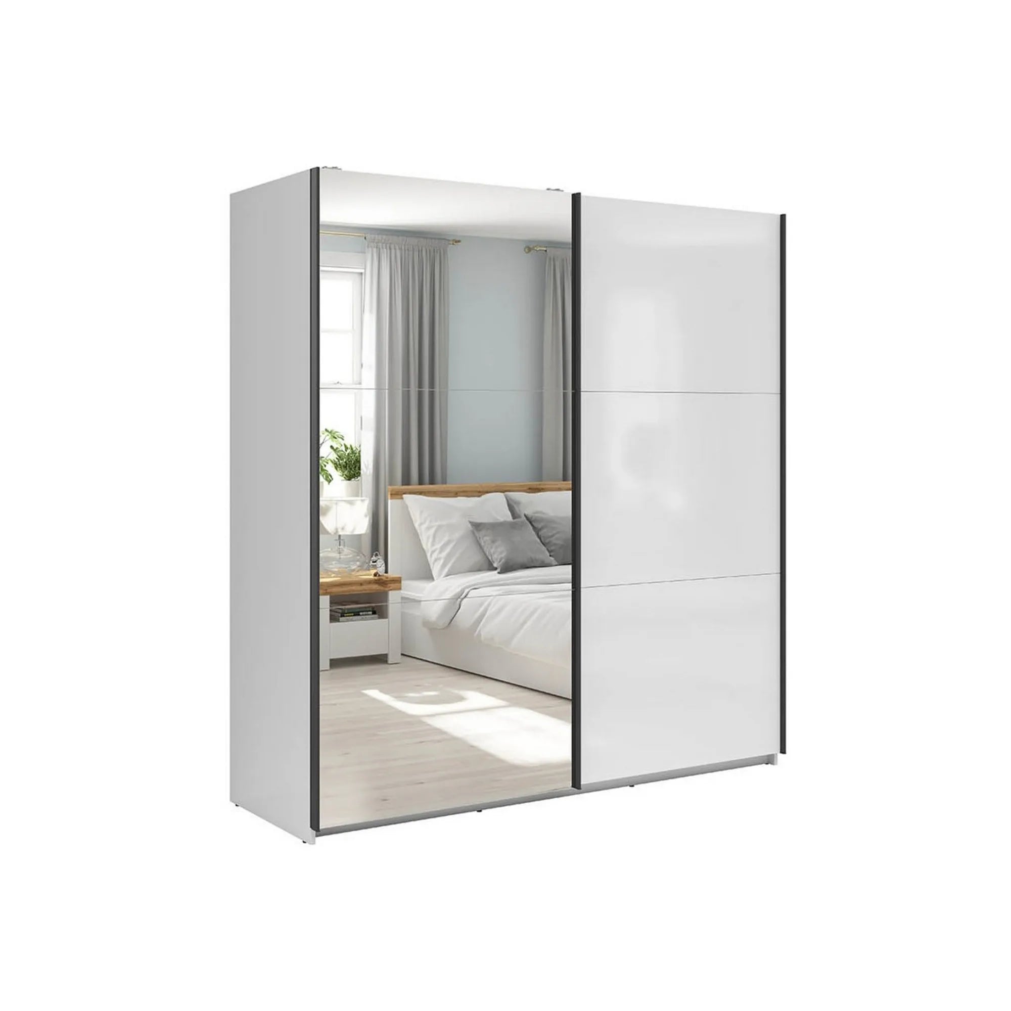 Dulap BERGEN OCN-29326, alb lucios