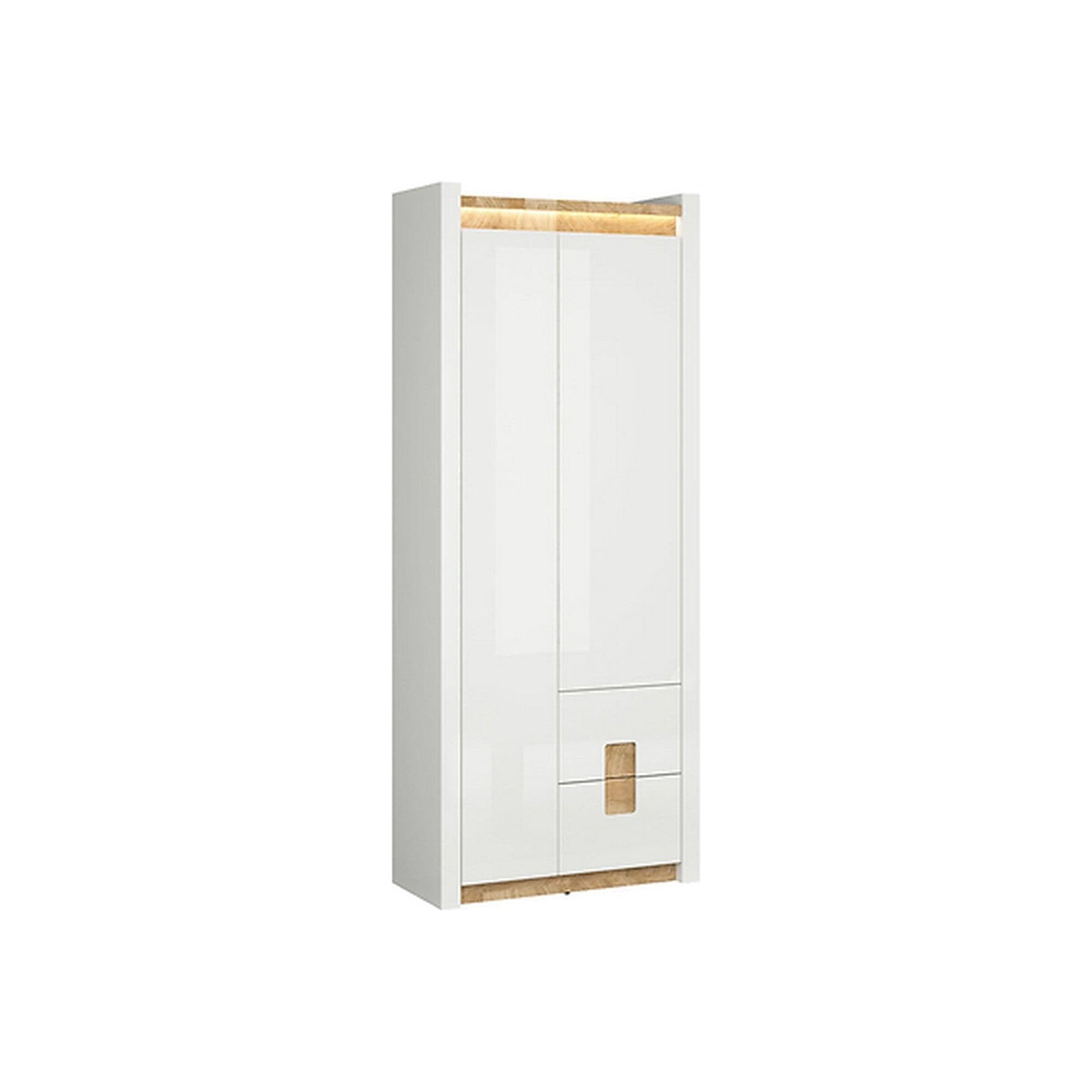 Dulap BERGEN OCN-29333, alb/stejar auriu