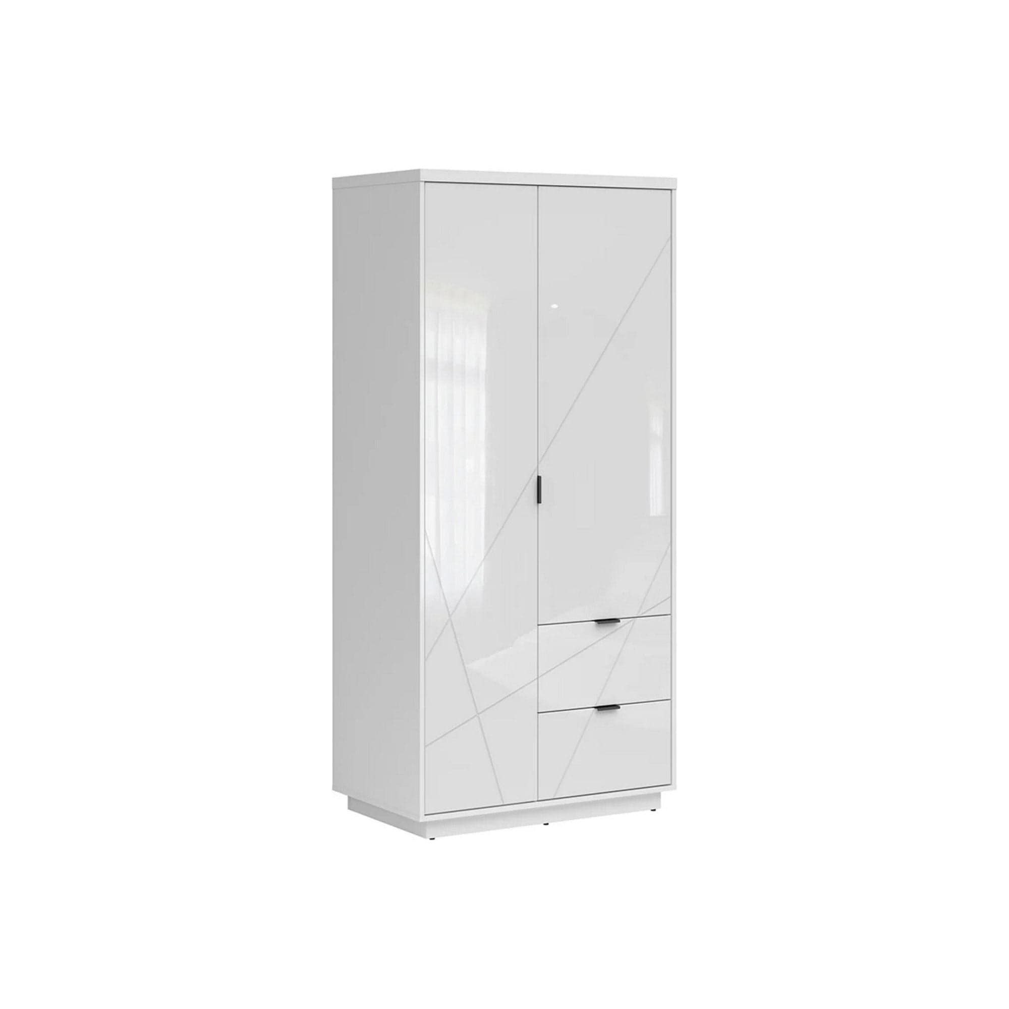 Dulap BERGEN OCN-29339, alb lucios