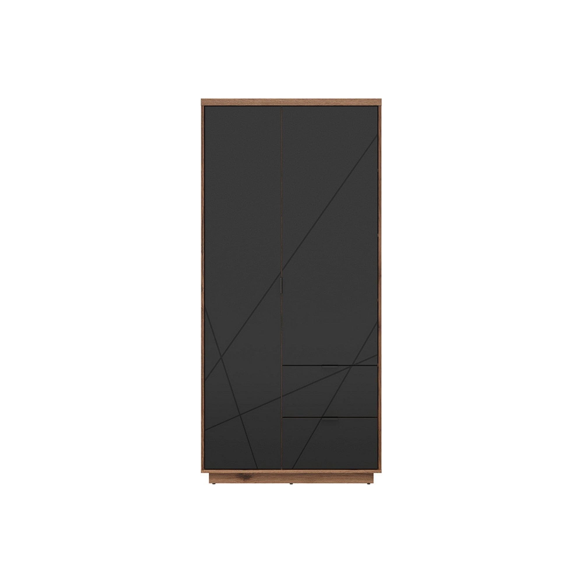 Dulap BERGEN OCN-29341, nuc/negru mat