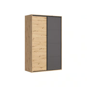 Dulap BERGEN OCN-29345, stejar artisan/gri grafit