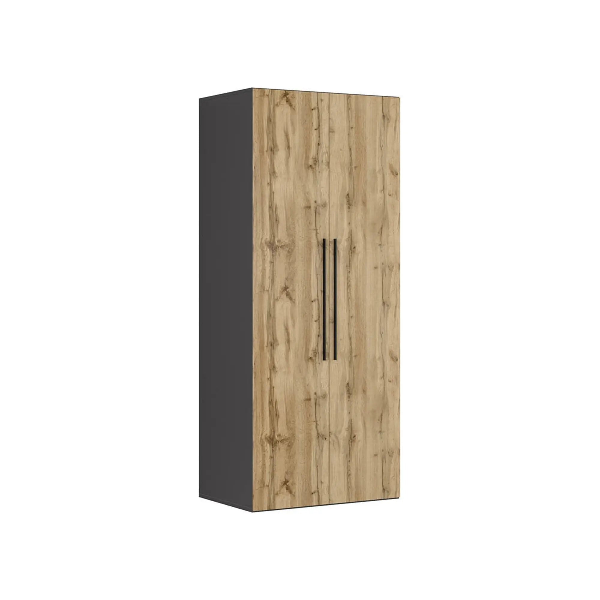 Dulap BERGEN OCN-29351, gri grafit/stejar wotan