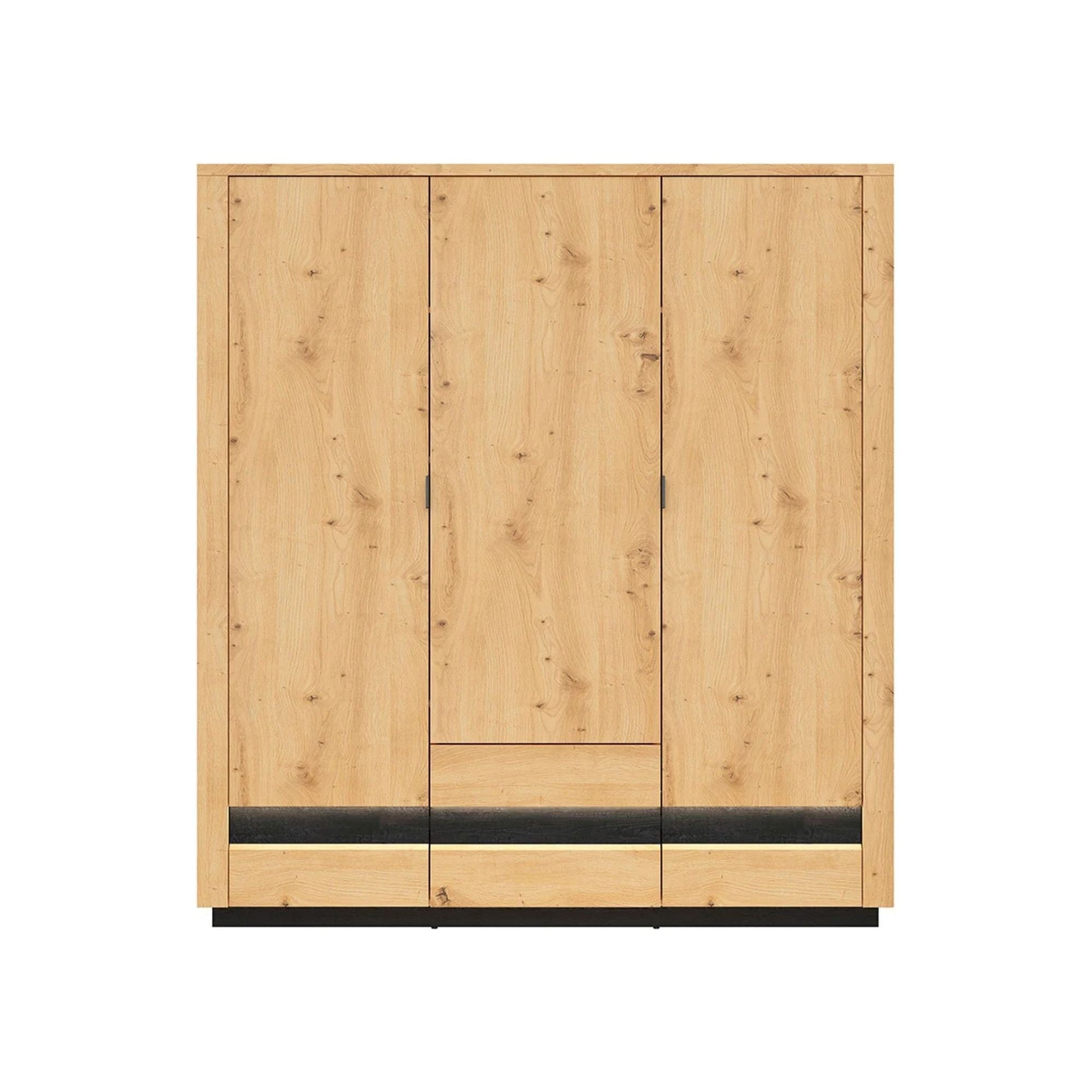 Dulap BERGEN OCN-29371, stejar artisan/negru