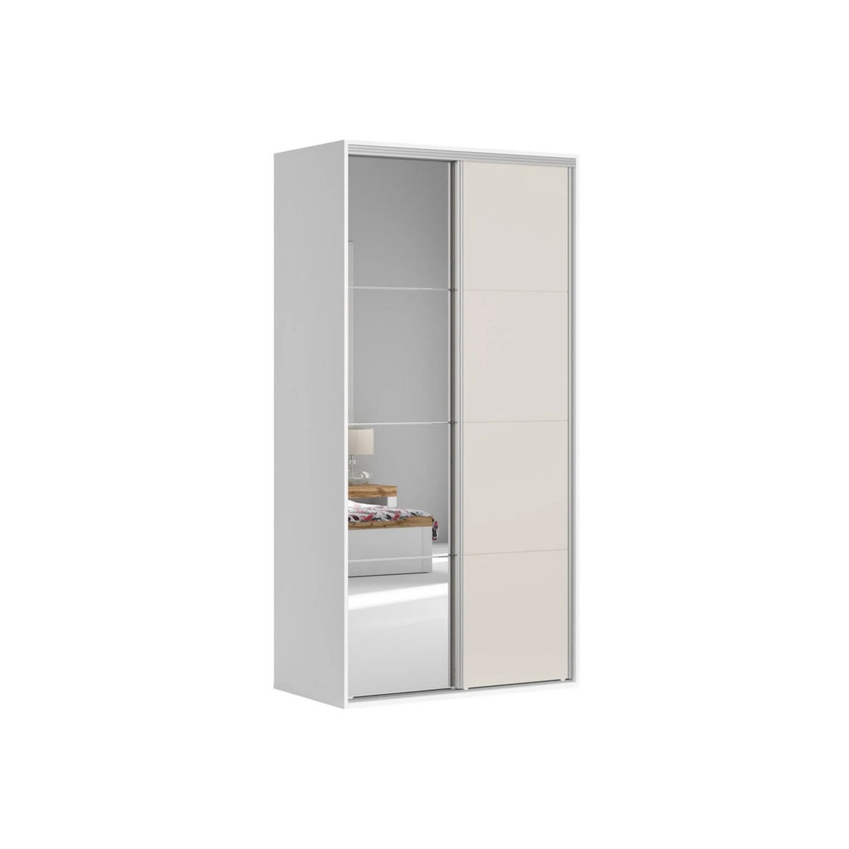 Dulap BERGEN OCN-29383, alb/casmir